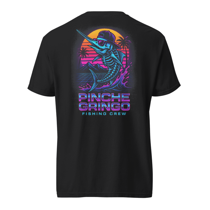 Pinche Gringo Fishing Crew 80s Fish Shirt