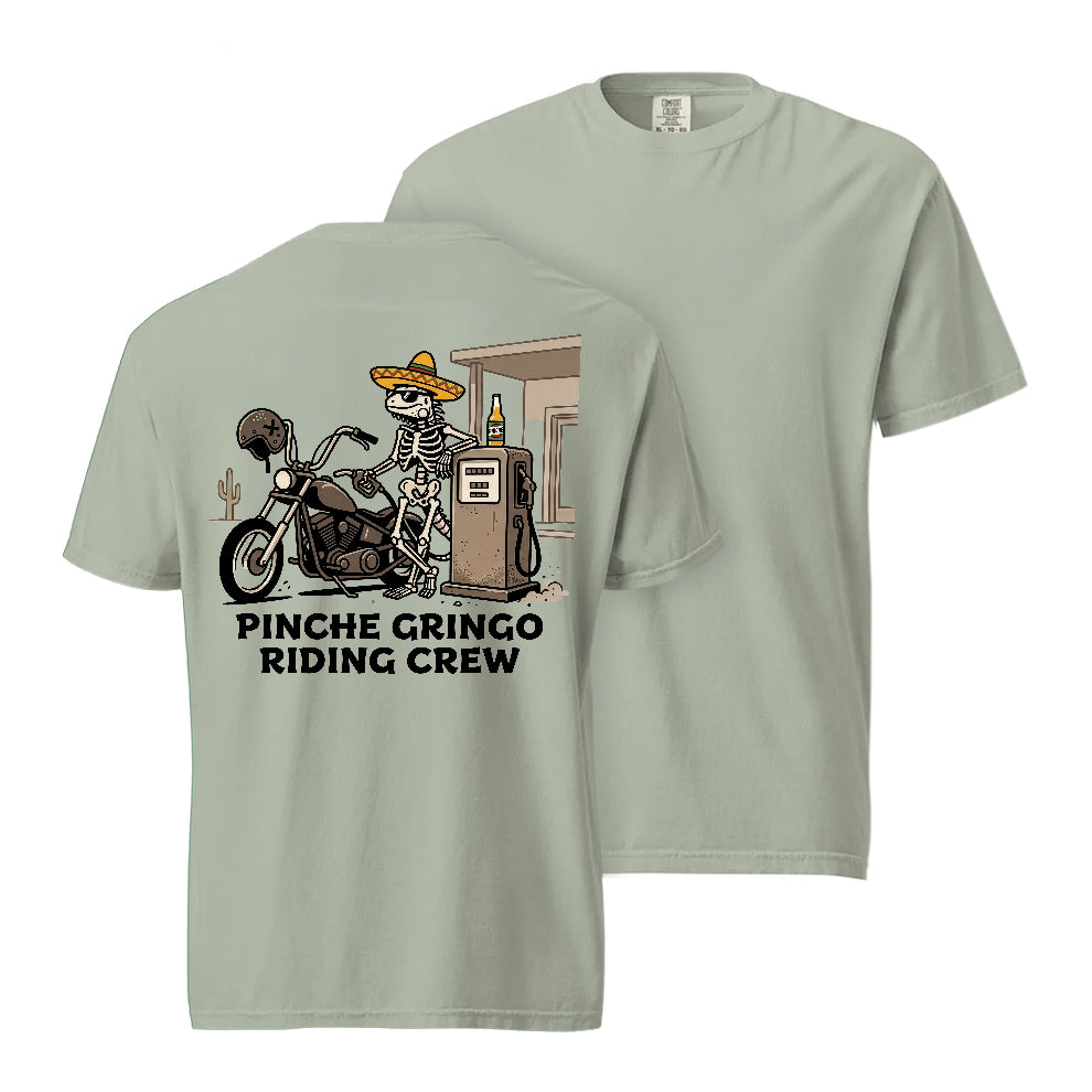 Pinche Gringo Riding Crew Gas Stop Shirt