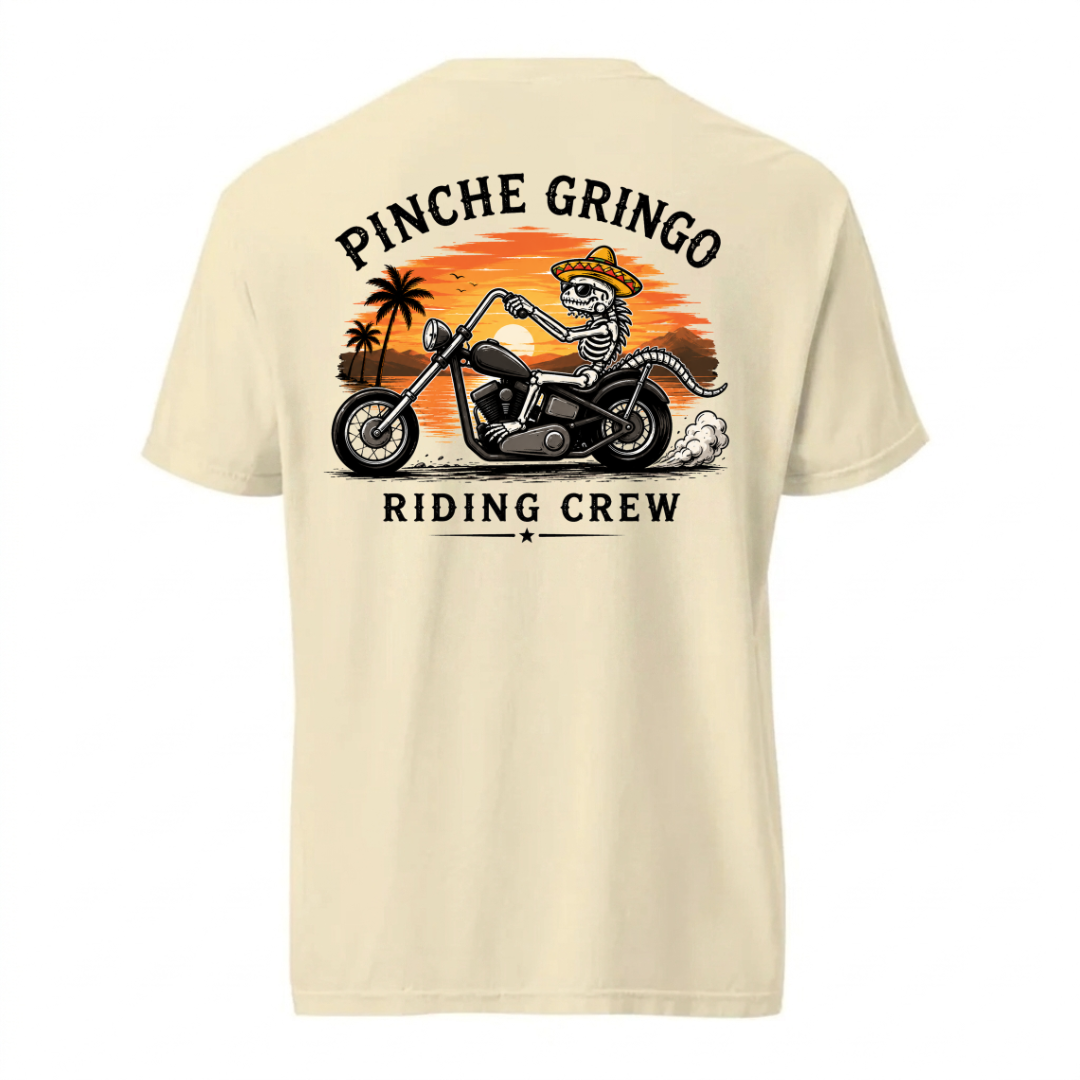 Pinche Gringo Riding Crew Sunset Ride Shirt