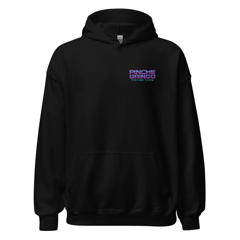 Pinche Gringo Fishing Crew 80s Fish Hoodie