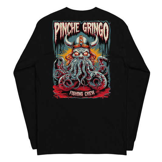 Pinche Gringo Fishing Crew Long Vikingpuss Sleeve Shirt