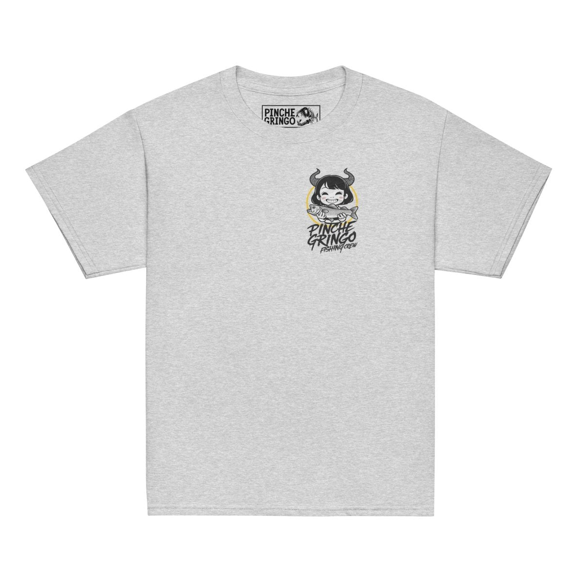 Pinche Gringo Fishing Crew Demon Fisher Anime Youth Shirt - Pinche Gringo