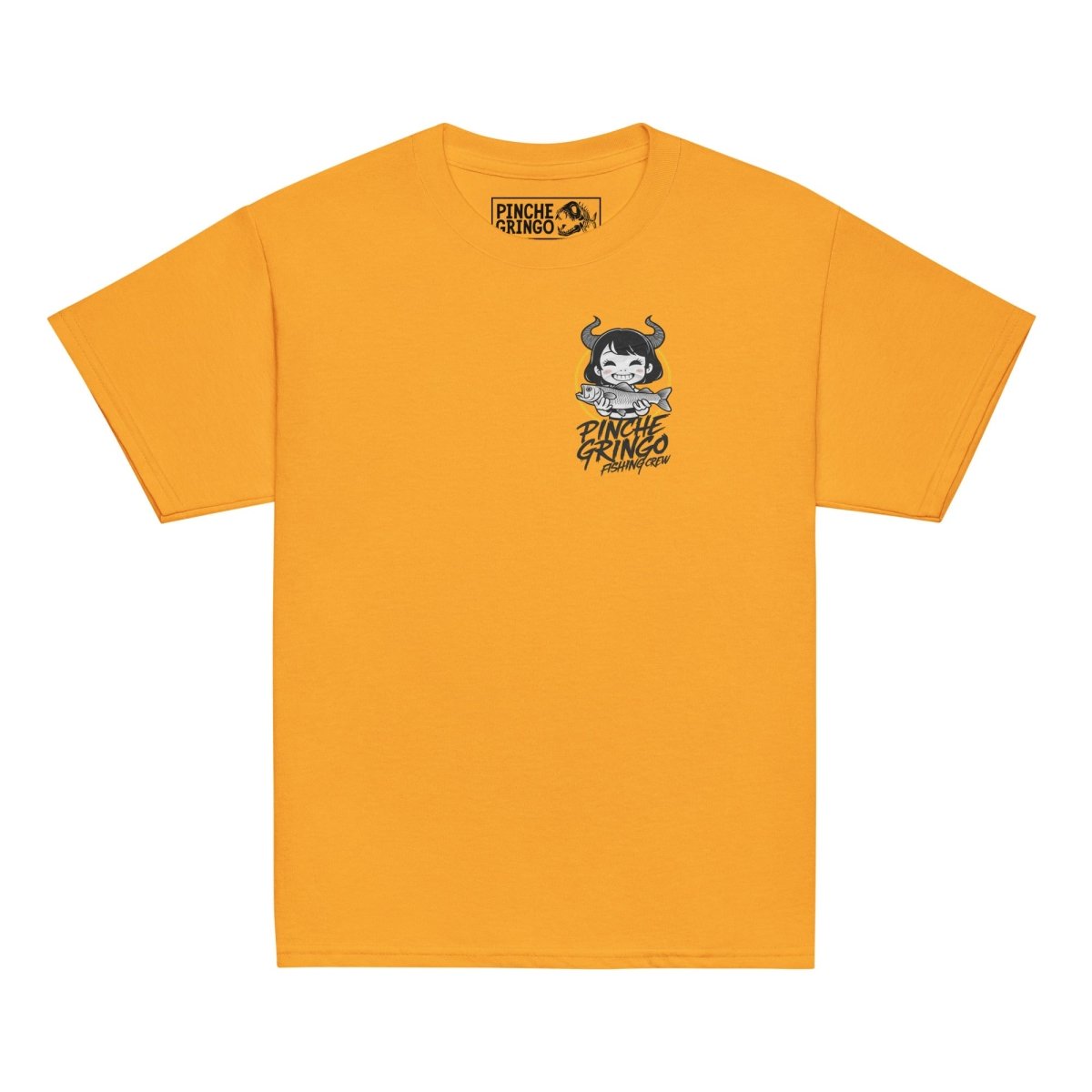 Pinche Gringo Fishing Crew Demon Fisher Anime Youth Shirt - Pinche Gringo