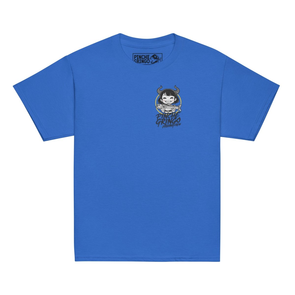 Pinche Gringo Fishing Crew Demon Fisher Anime Youth Shirt - Pinche Gringo