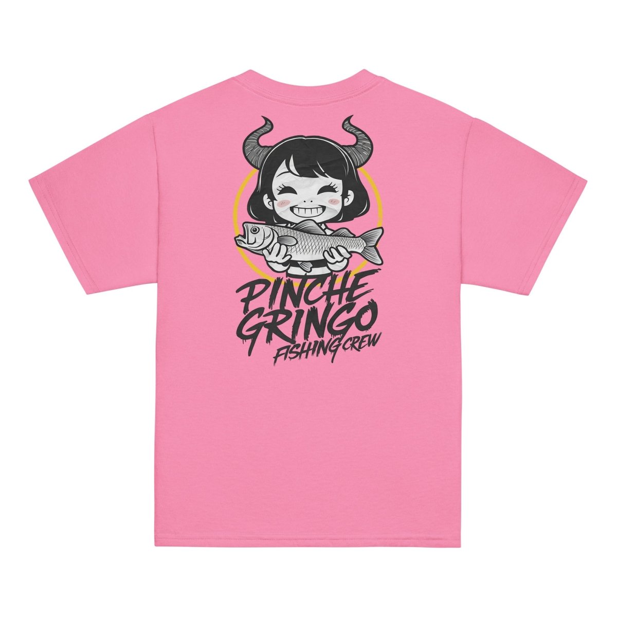 Pinche Gringo Fishing Crew Demon Fisher Anime Youth Shirt - Pinche Gringo
