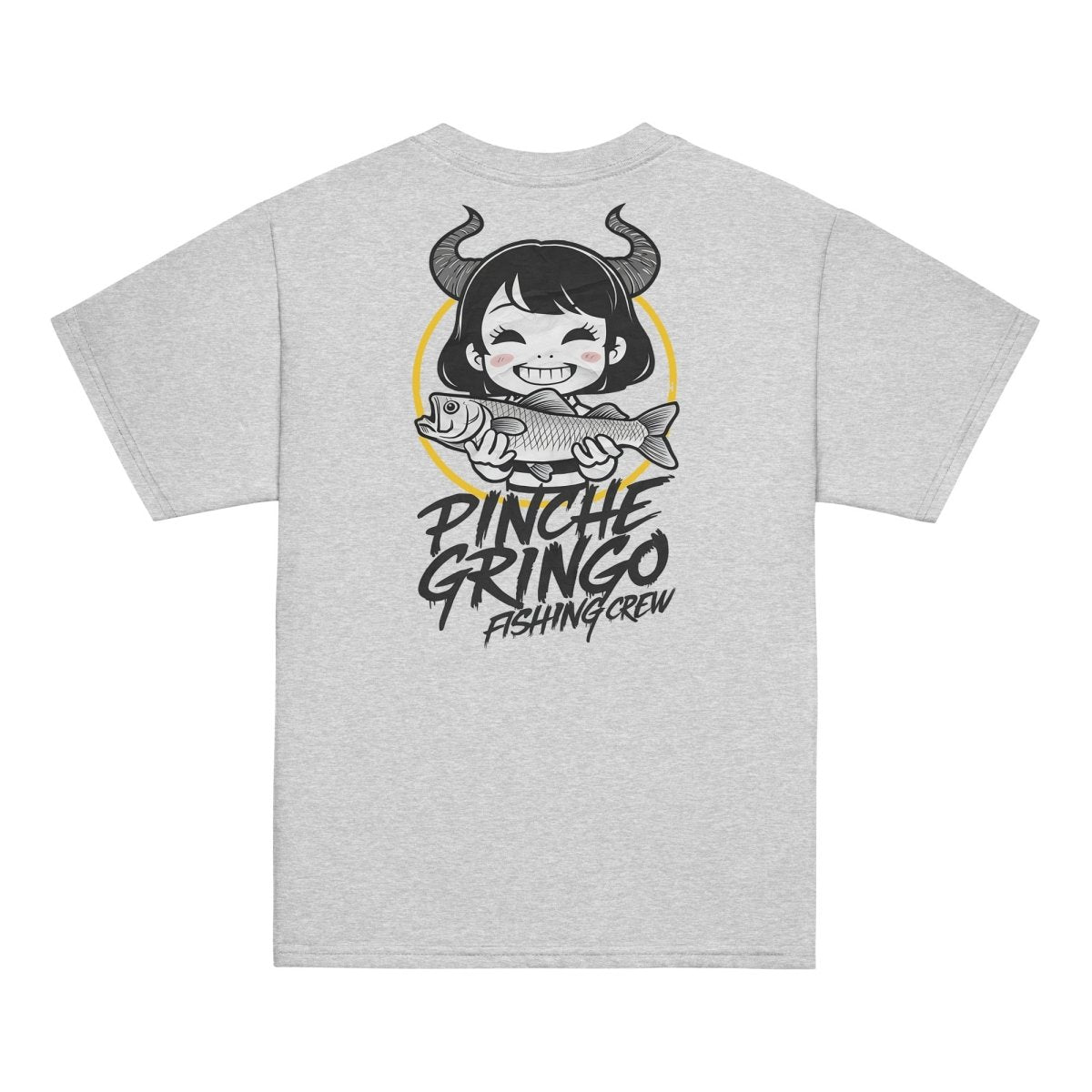 Pinche Gringo Fishing Crew Demon Fisher Anime Youth Shirt - Pinche Gringo