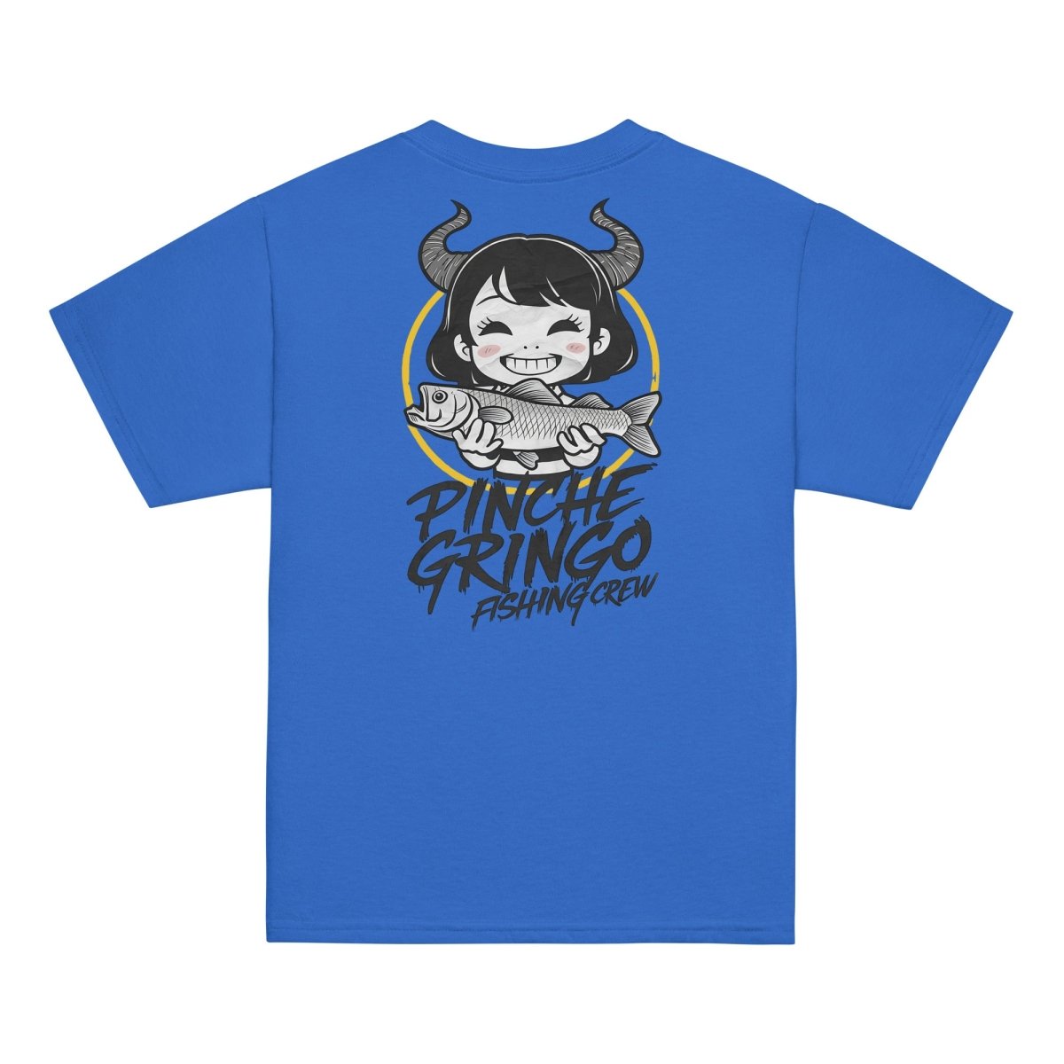 Pinche Gringo Fishing Crew Demon Fisher Anime Youth Shirt - Pinche Gringo