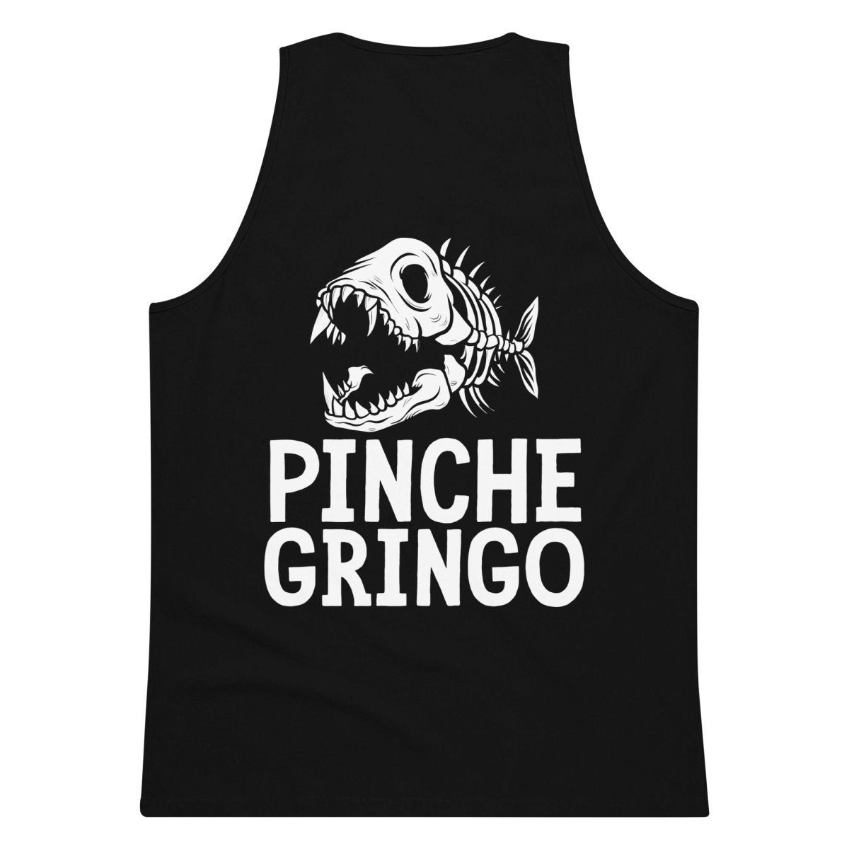 Pinche Gringo Fishing Crew Fishbone Logo Tank - Pinche Gringo