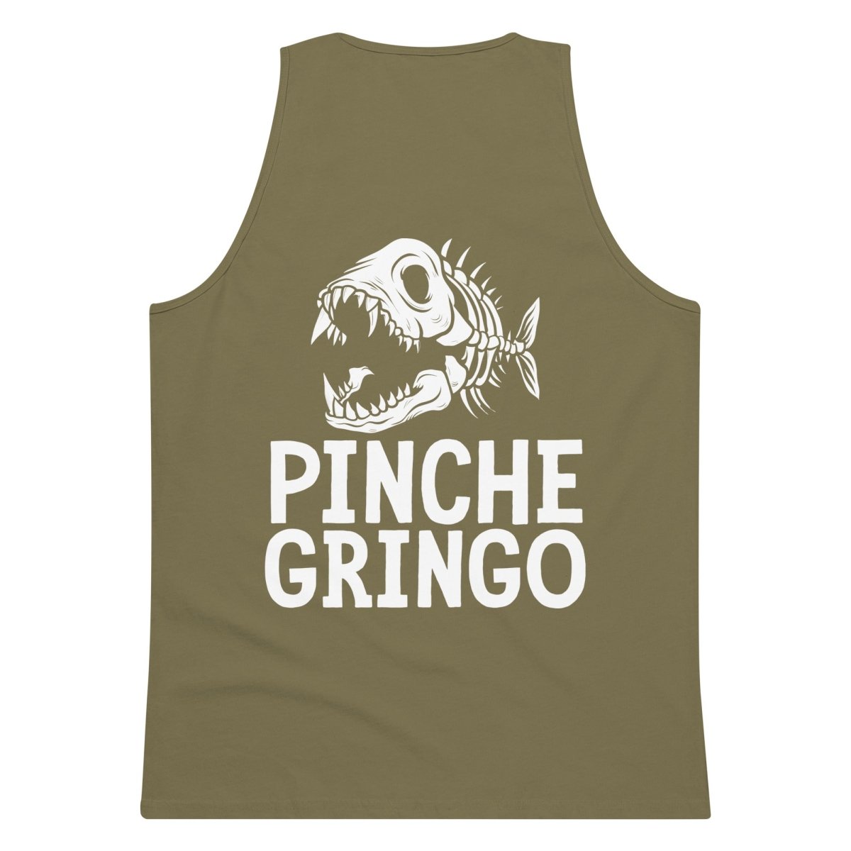 Pinche Gringo Fishing Crew Fishbone Logo Tank - Pinche Gringo