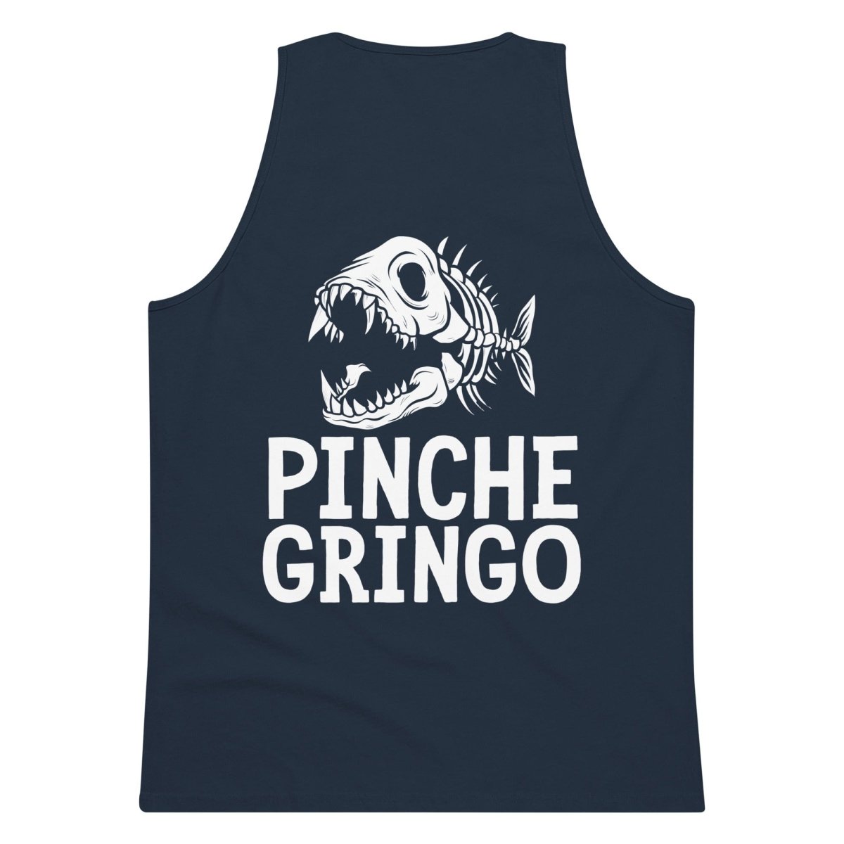 Pinche Gringo Fishing Crew Fishbone Logo Tank - Pinche Gringo