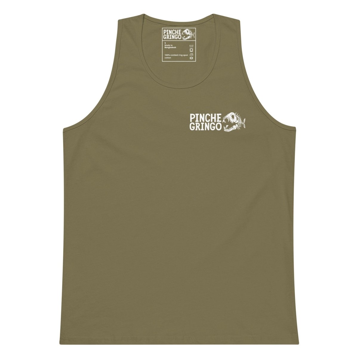Pinche Gringo Fishing Crew Fishbone Logo Tank - Pinche Gringo