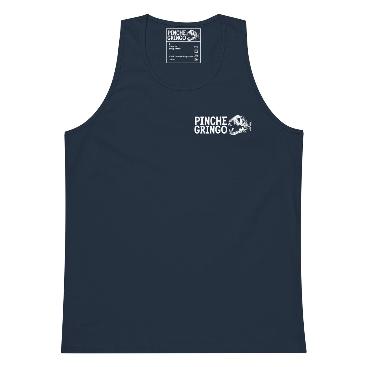 Pinche Gringo Fishing Crew Fishbone Logo Tank - Pinche Gringo