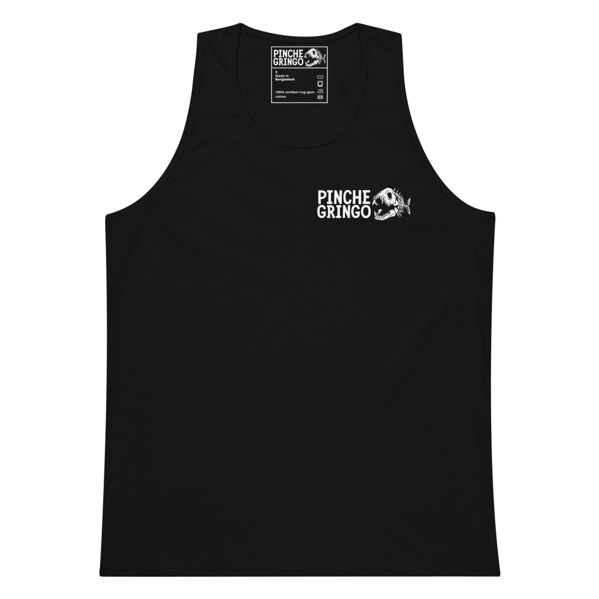 Pinche Gringo Fishing Crew Fishbone Logo Tank - Pinche Gringo