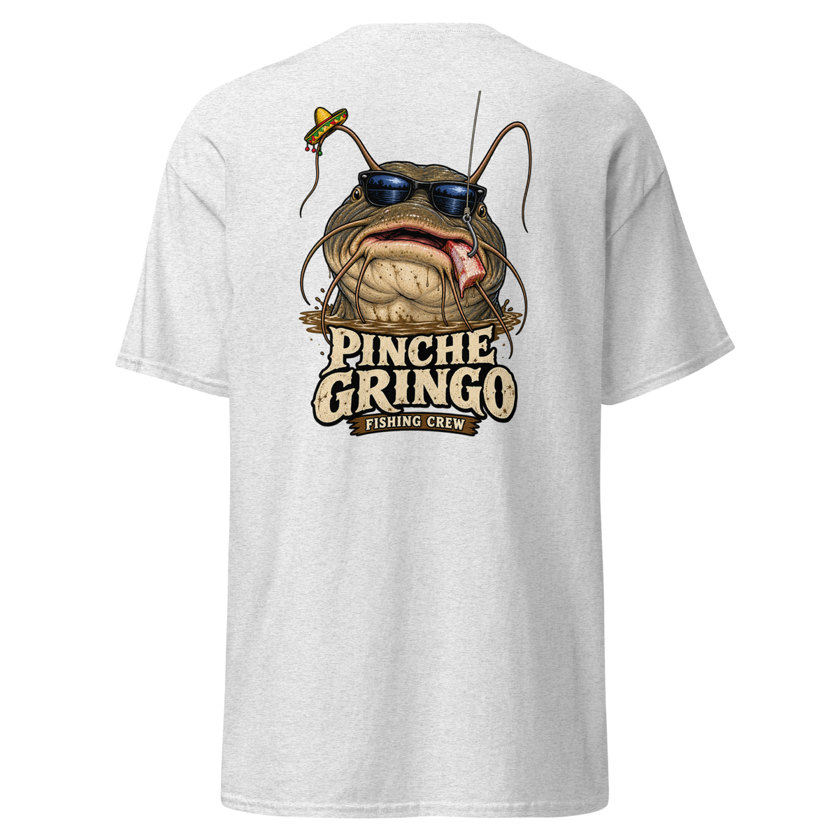 Pinche Gringo Bait Breath Fishing Crew Shirt