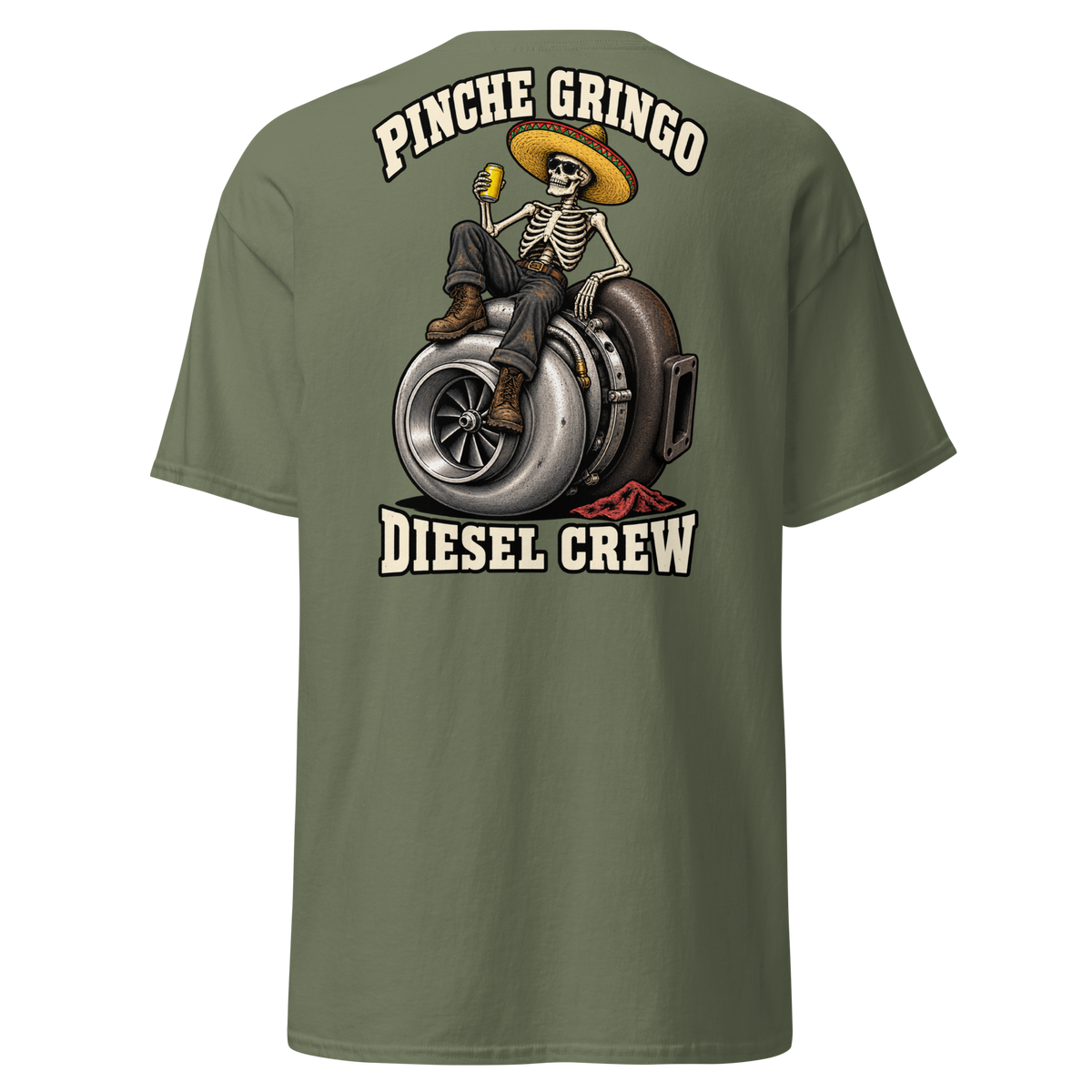 Pinche Gringo Boosted & Buzzed Diesel Crew Shirt