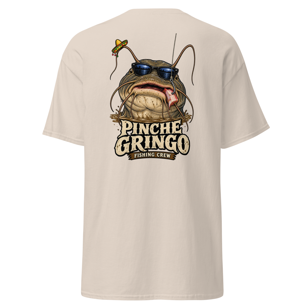 Pinche Gringo Bait Breath Fishing Crew Shirt