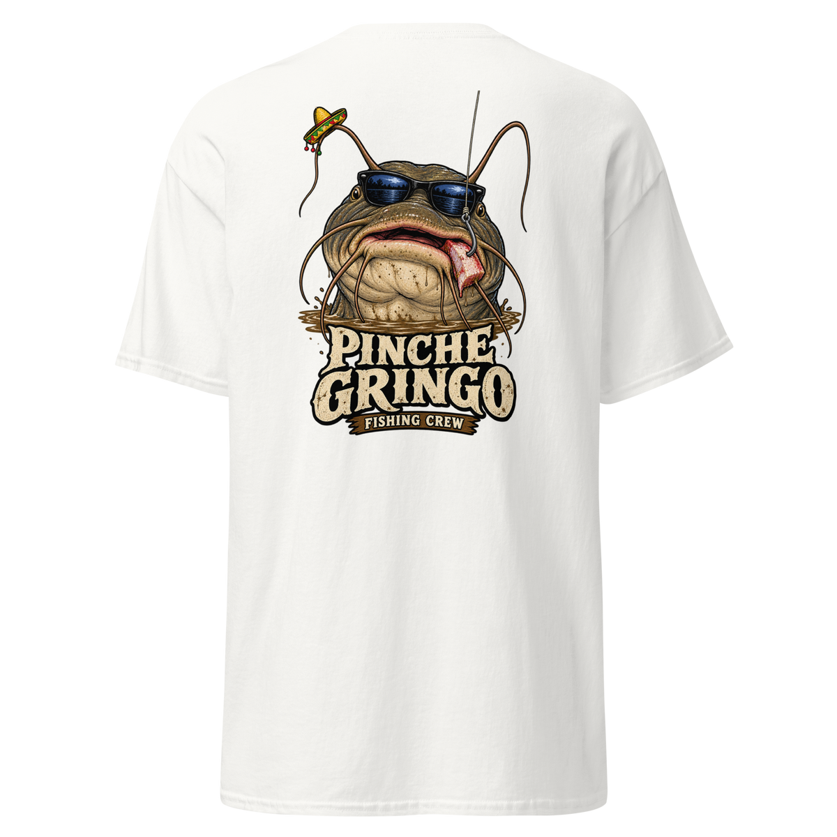 Pinche Gringo Bait Breath Fishing Crew Shirt
