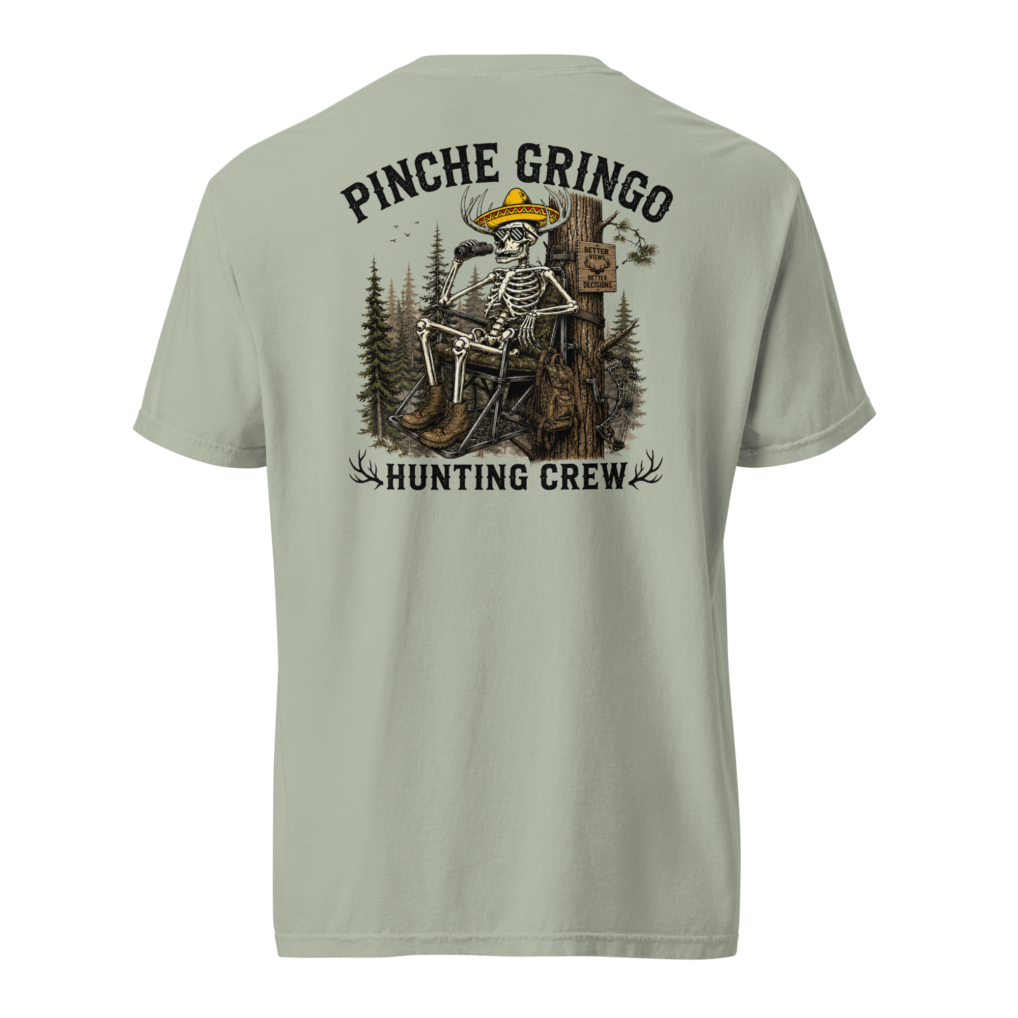 Pinche Gringo Hunting Crew Camp Life Shirt