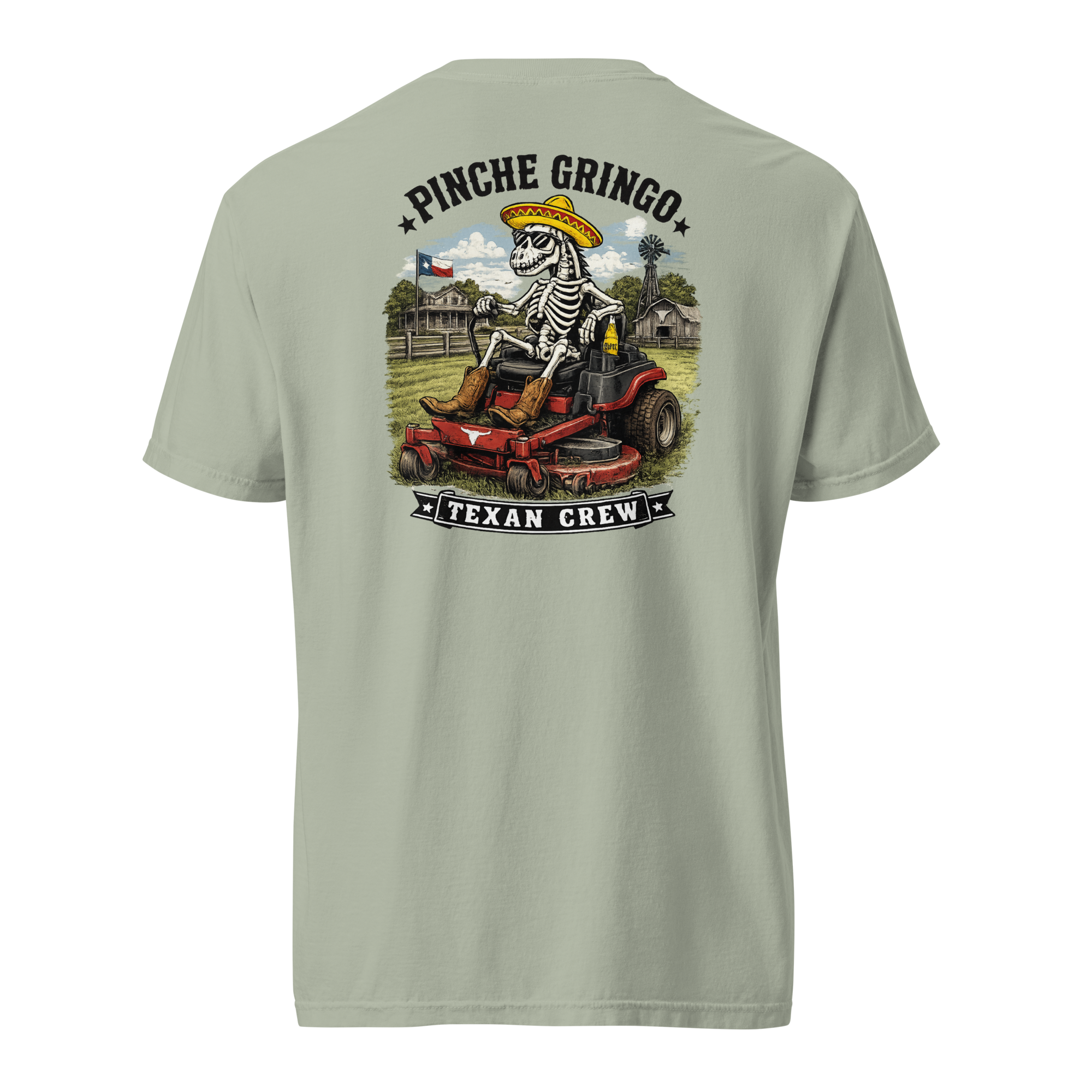 Pinche Gringo Texan Crew Mower Shirt