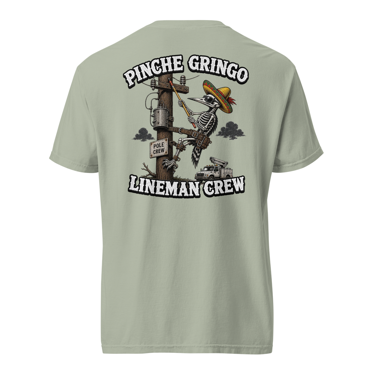 Pinche Gringo Lineman Crew Shirt