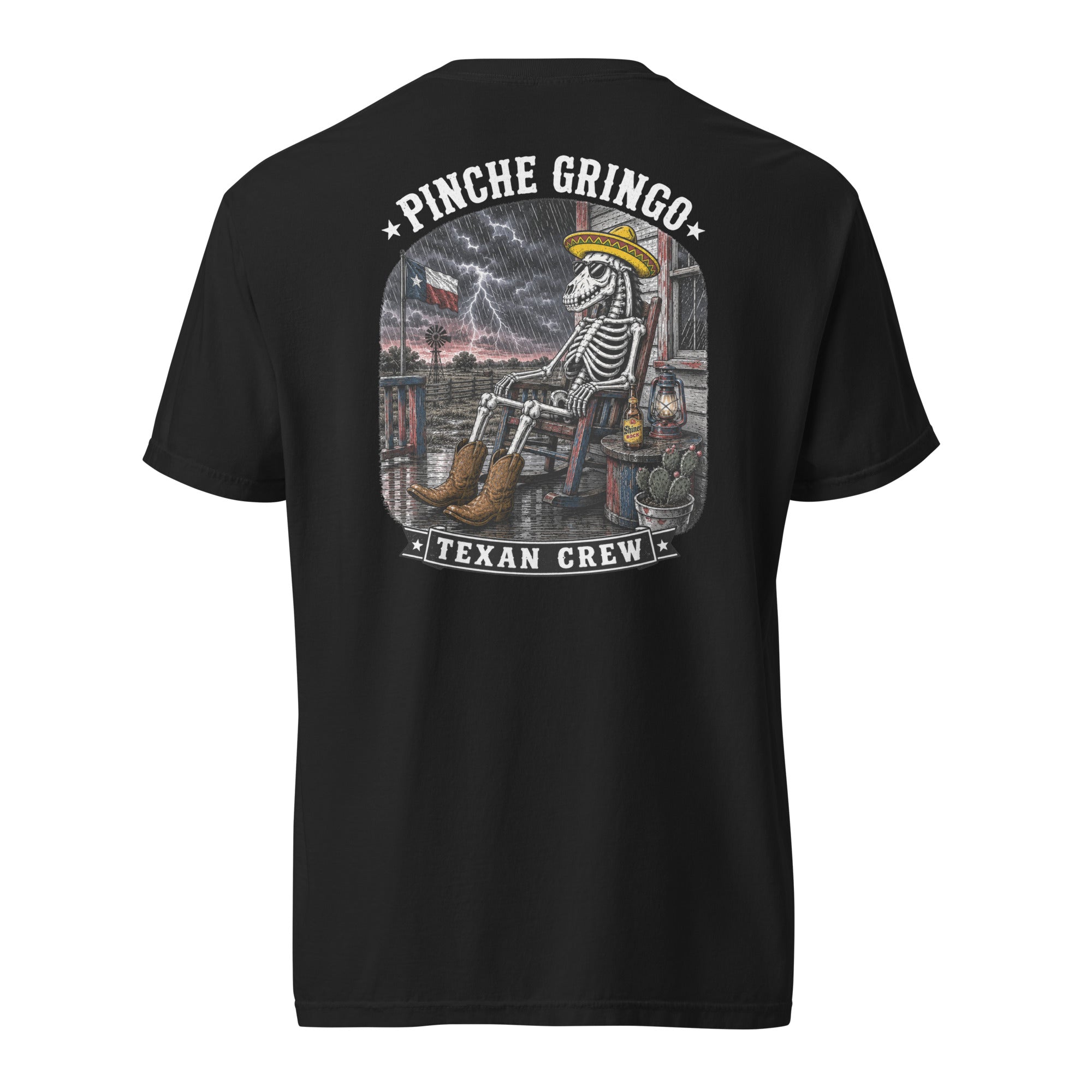 Pinche Gringo Texan Crew Porch Vibes Shirt