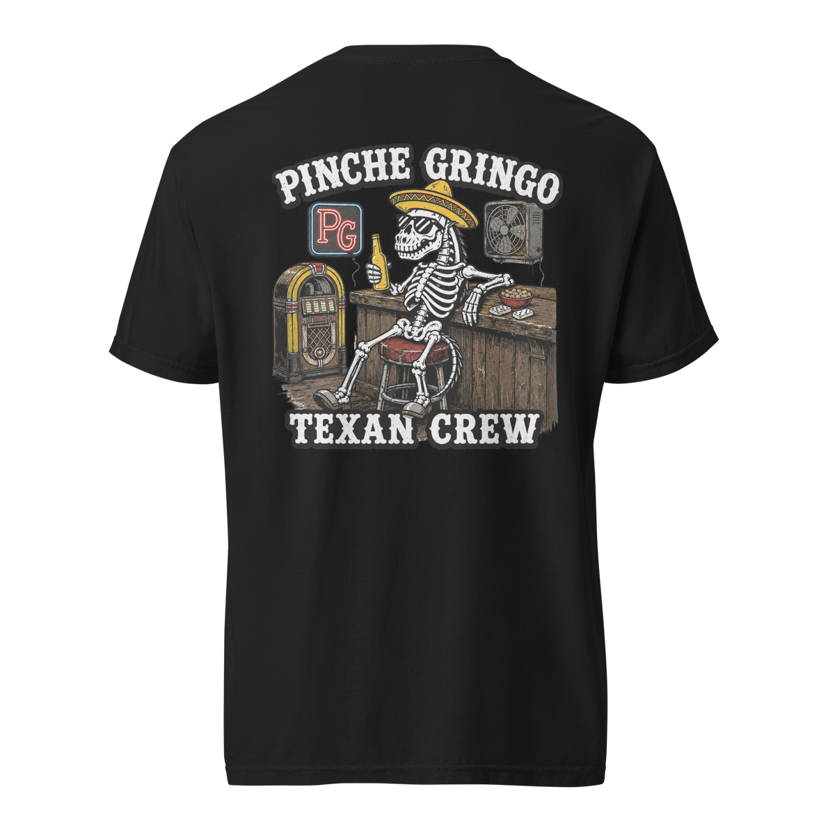 Pinche Gringo Texan Crew Bar Shirt