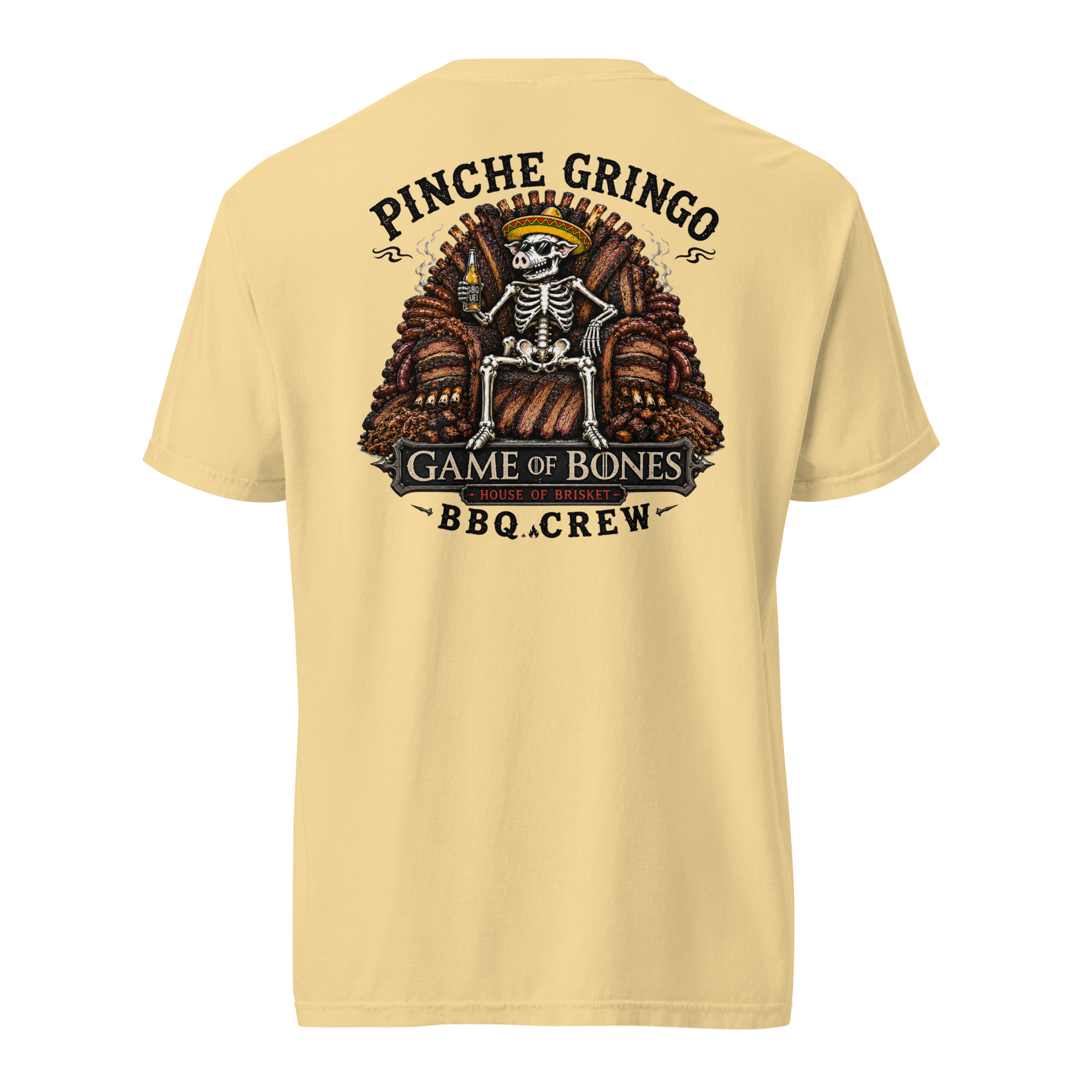 Pinche Gringo BBQ Crew Game Of Bones Shirt