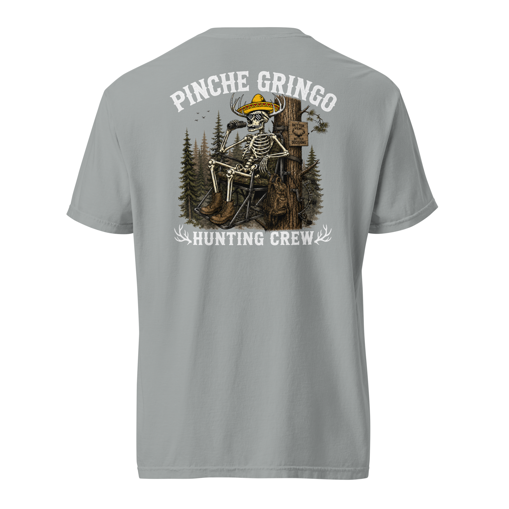 Pinche Gringo Hunting Crew Camp Life Shirt