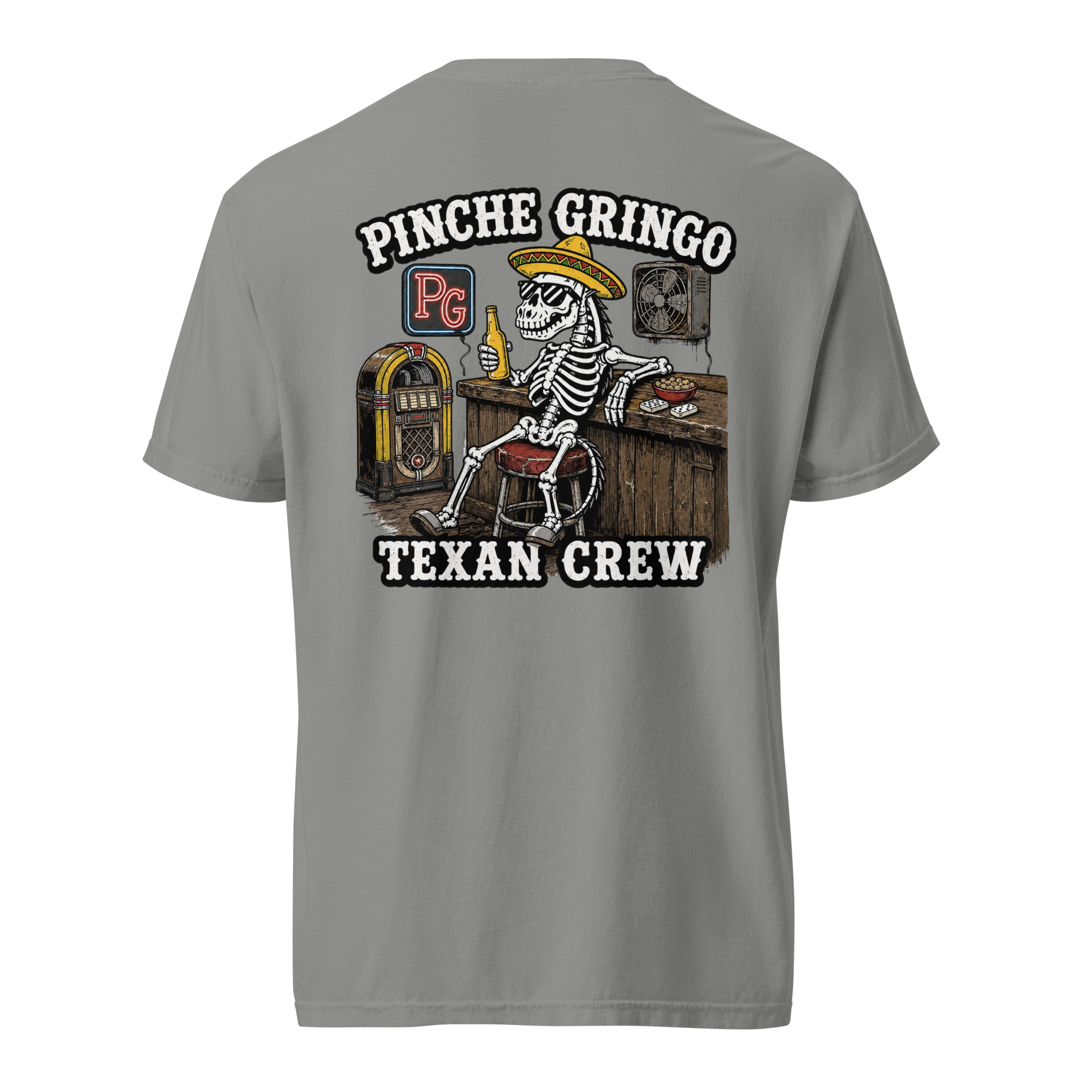 Pinche Gringo Texan Crew Bar Shirt