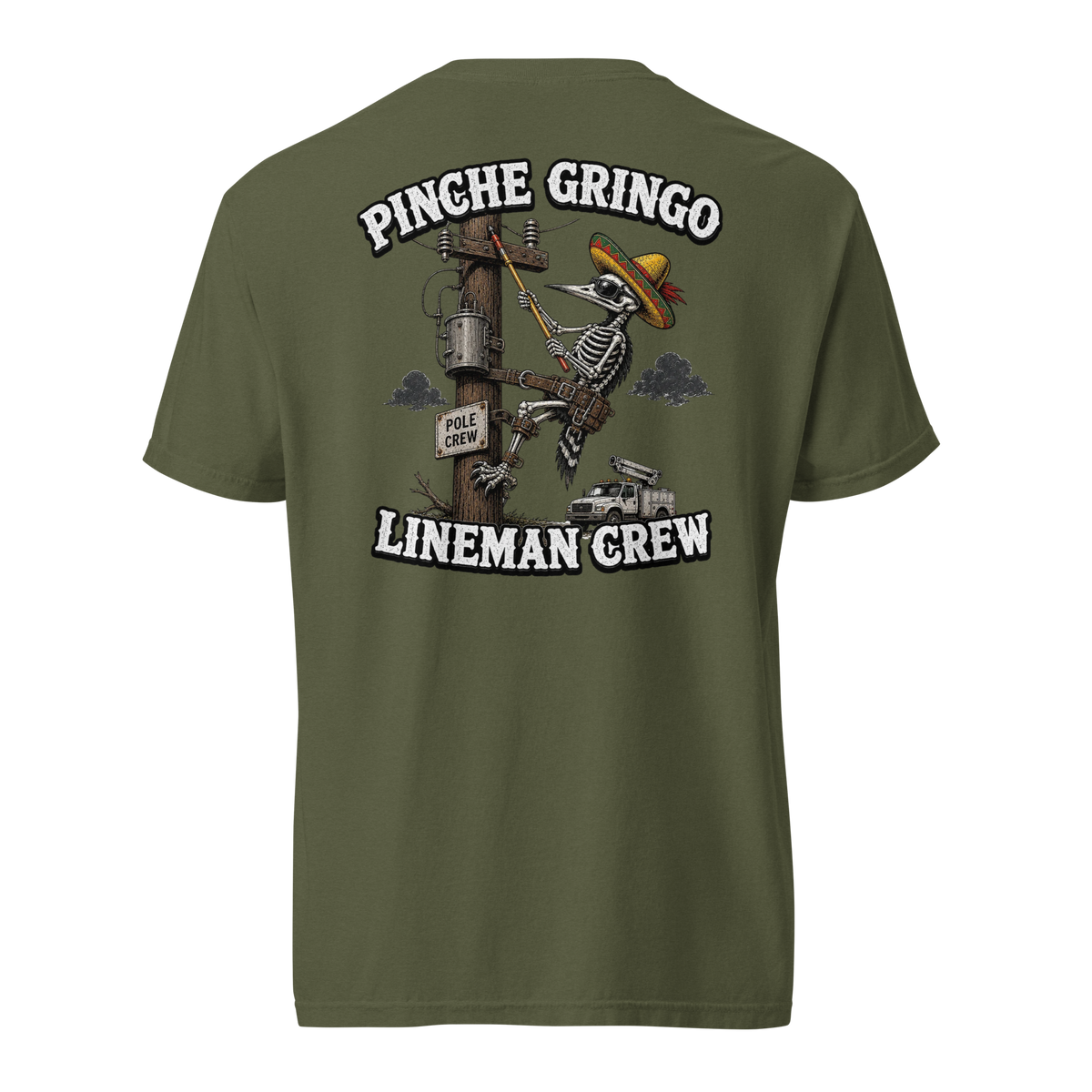 Pinche Gringo Lineman Crew Shirt