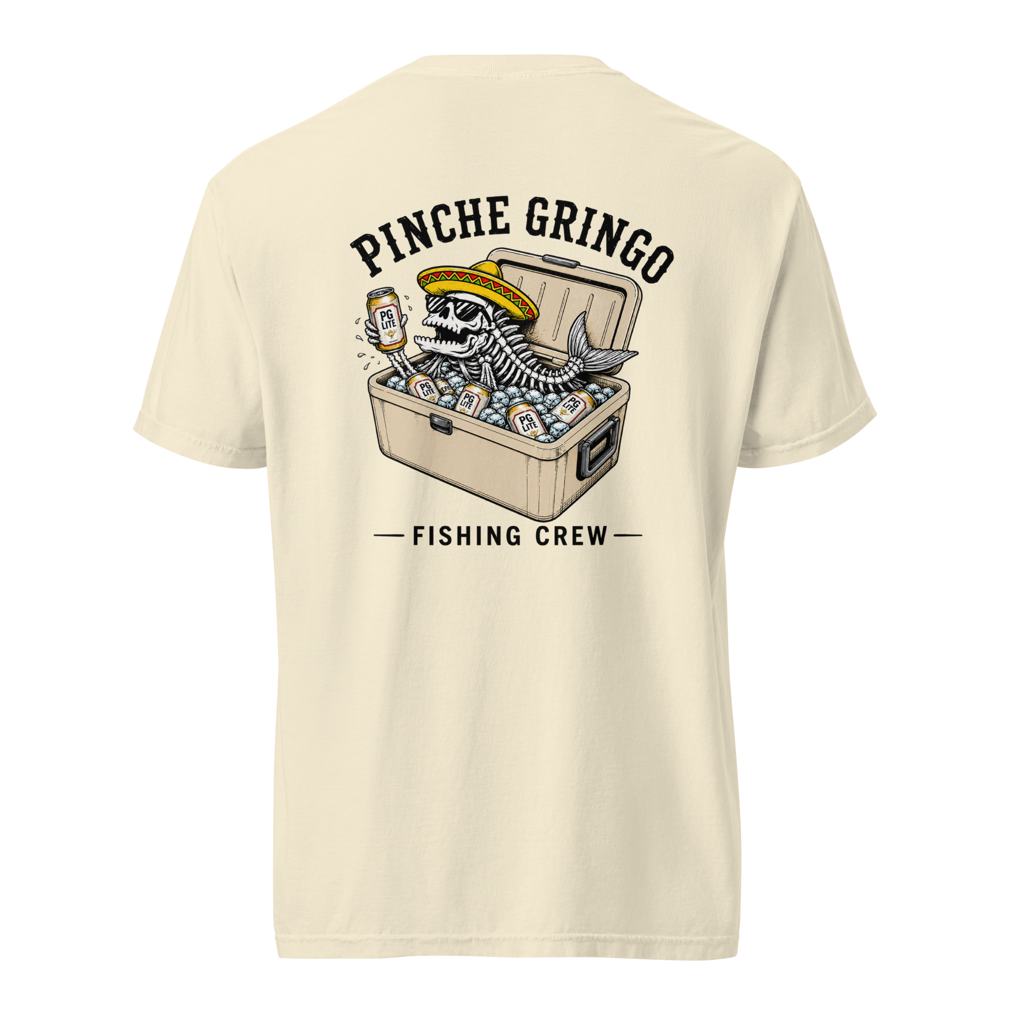 Pinche Gringo Fishing Crew Ice Cooler Shirt
