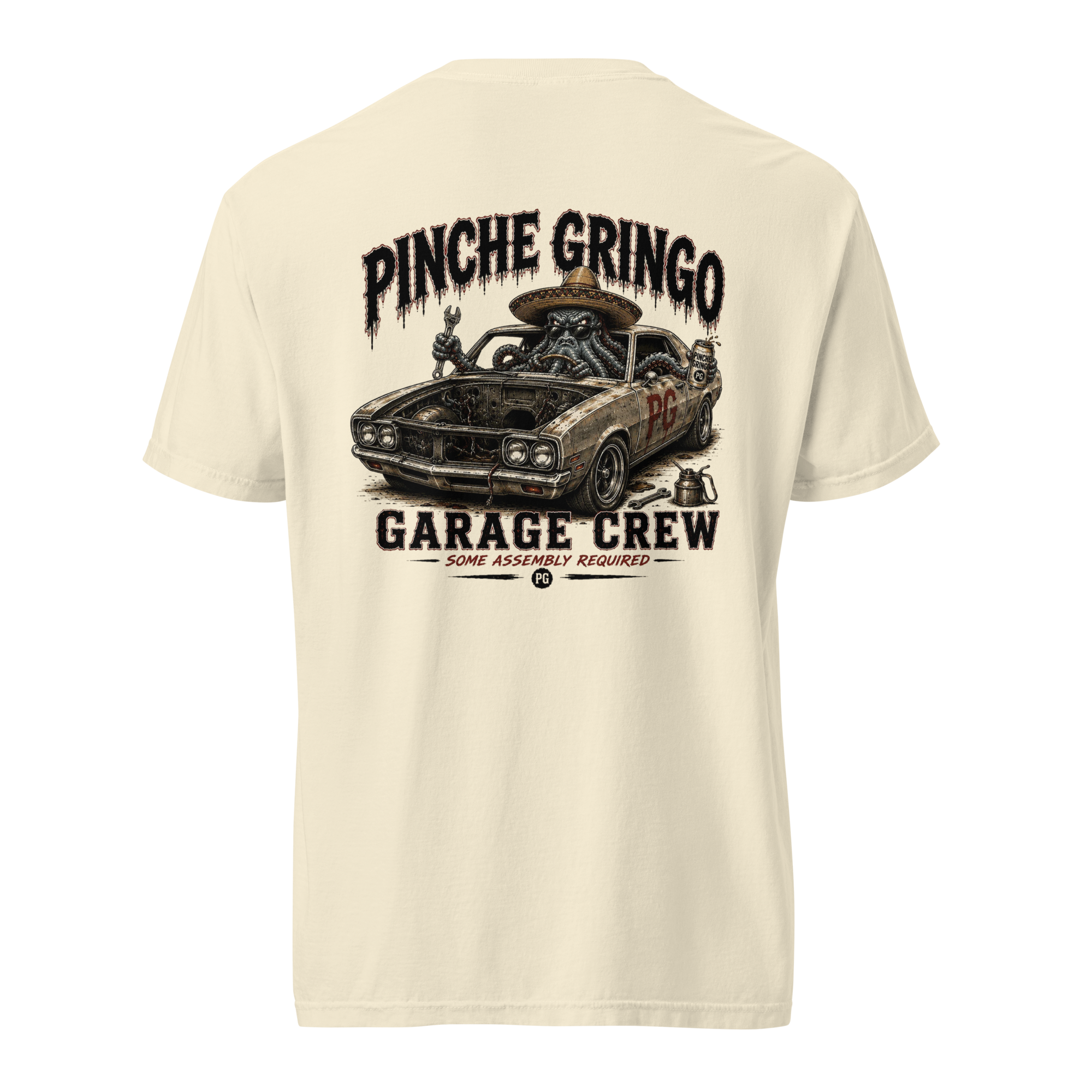 Pinche Gringo Garage Crew OctoWrench Shirt