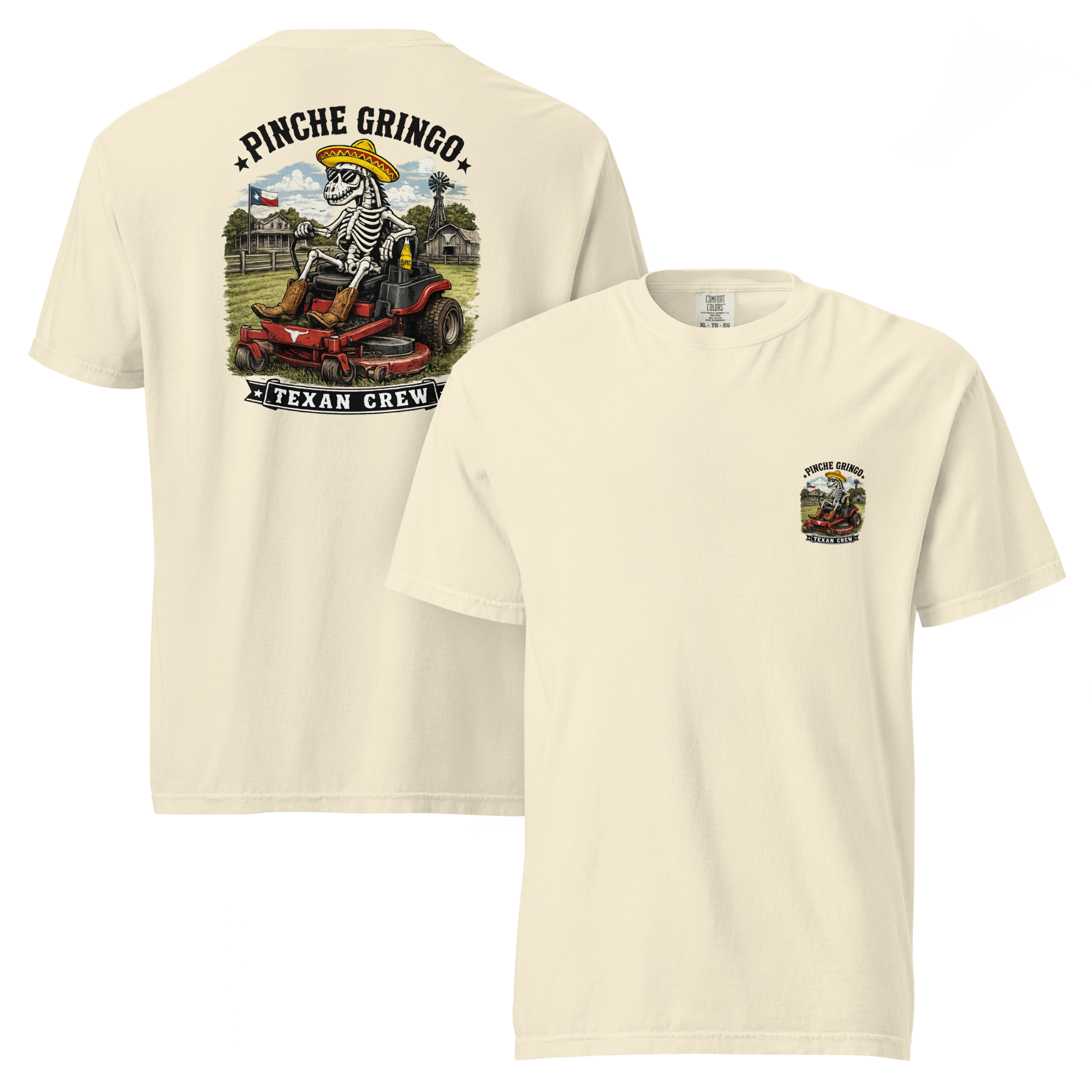 Pinche Gringo Texan Crew Mower Shirt