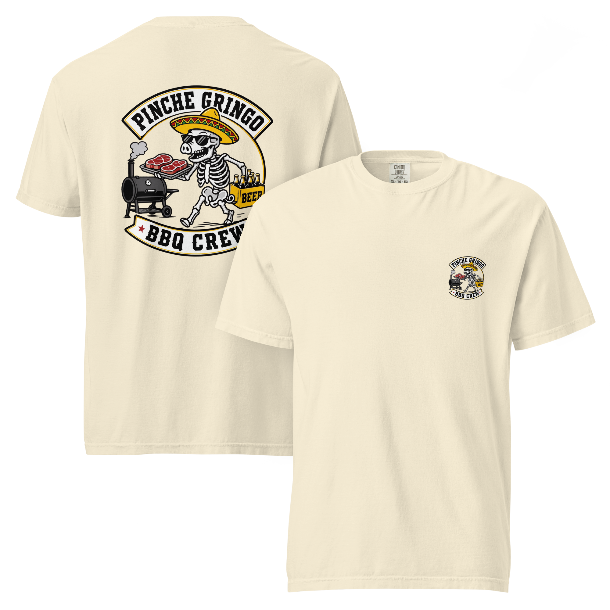 Pinche Gringo BBQ Crew Beer & Meat Shirt