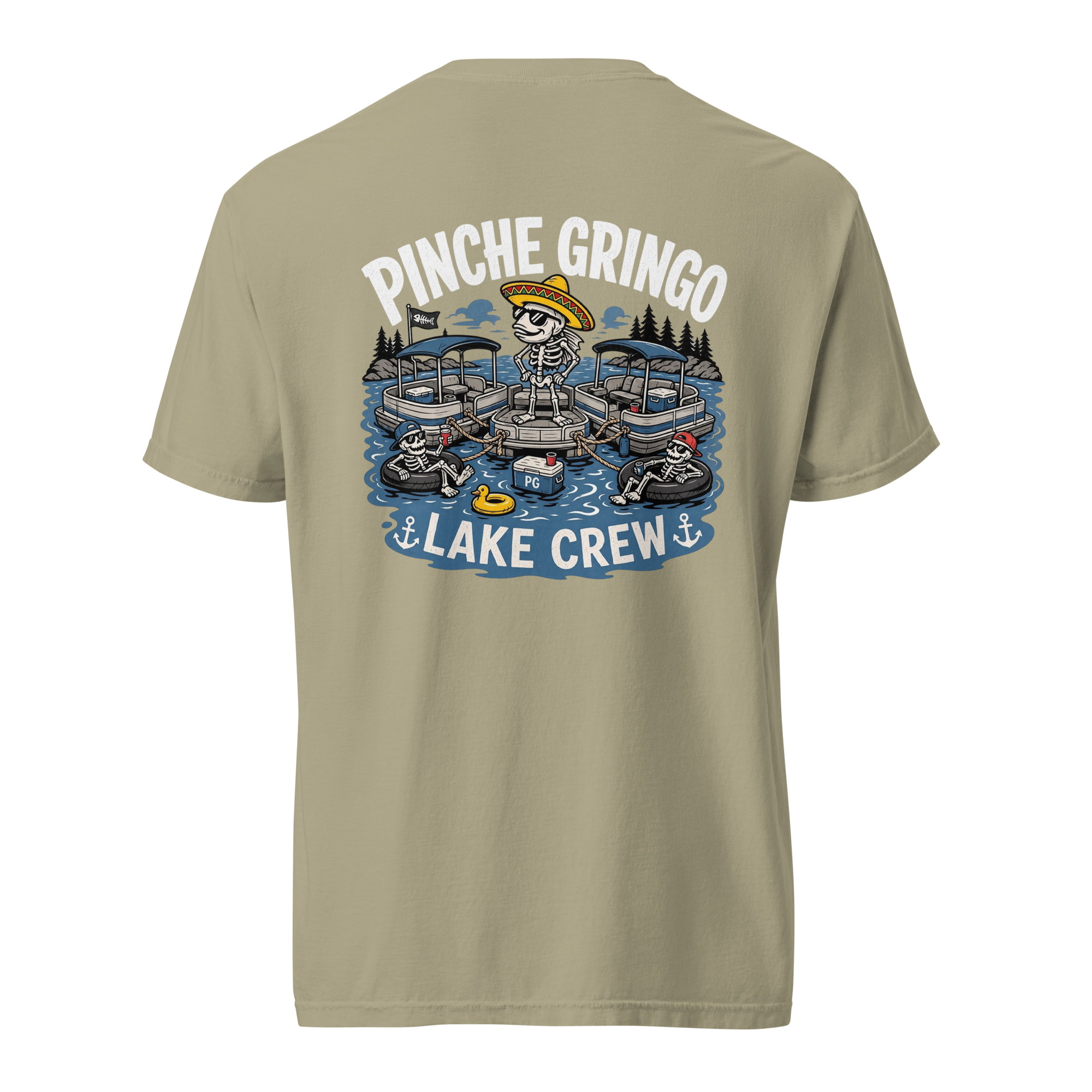 Pinche Gringo Lake Crew Pontoon Club Shirt