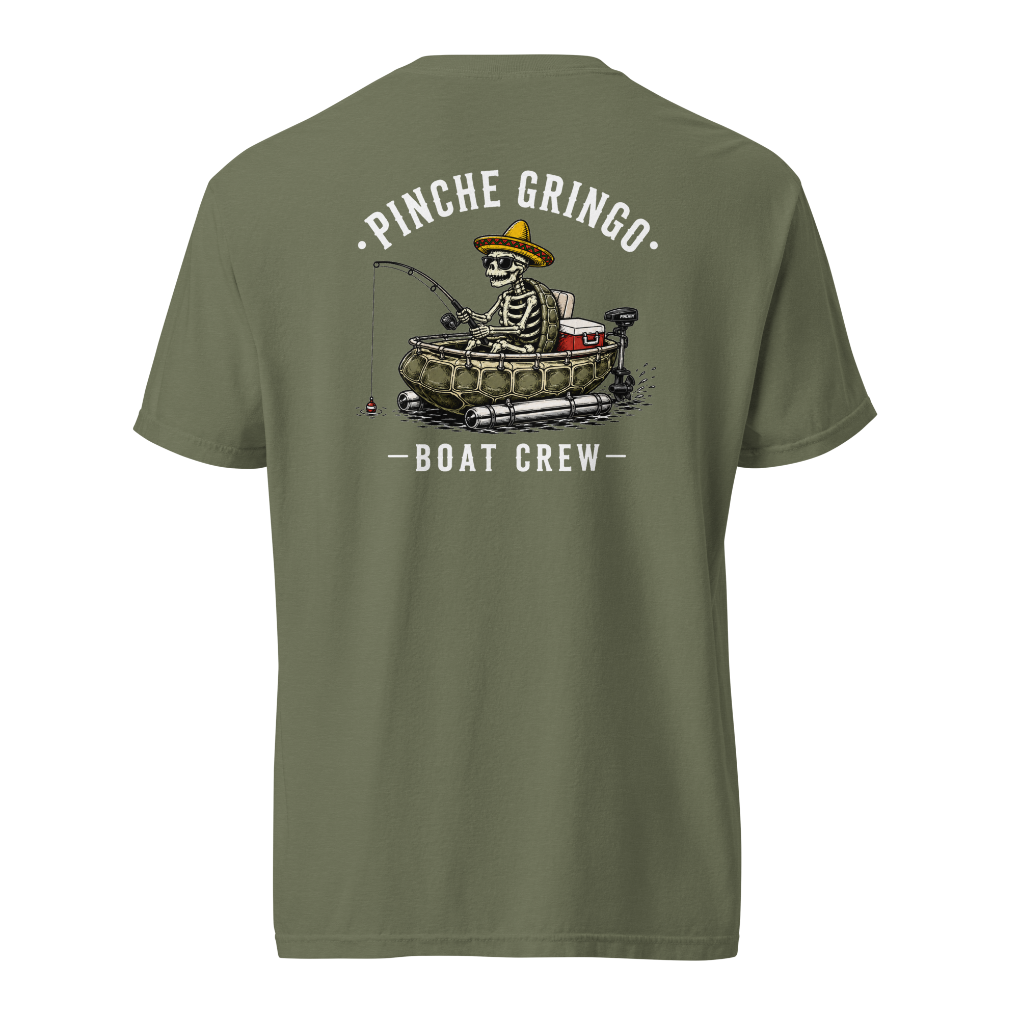 Pinche Gringo Boat Crew Turtle Shell Shirt