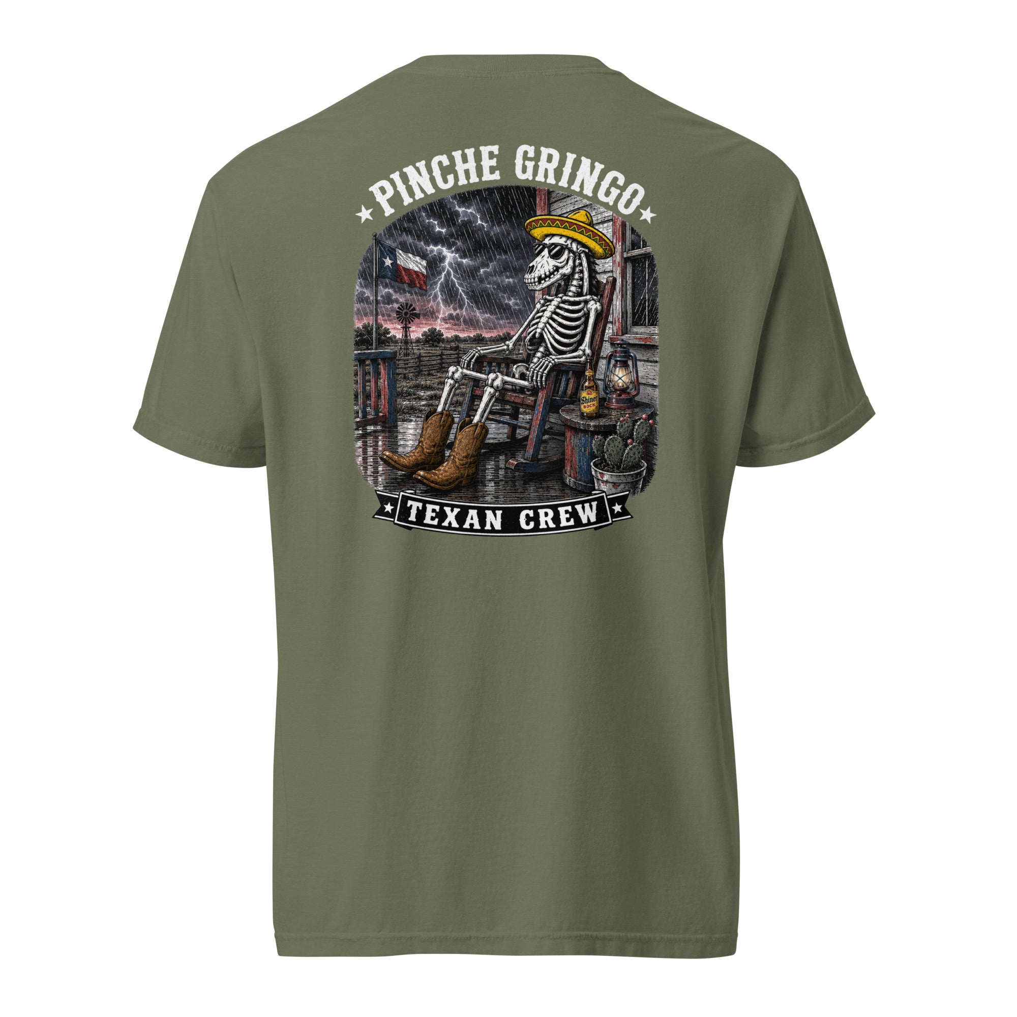 Pinche Gringo Texan Crew Porch Vibes Shirt