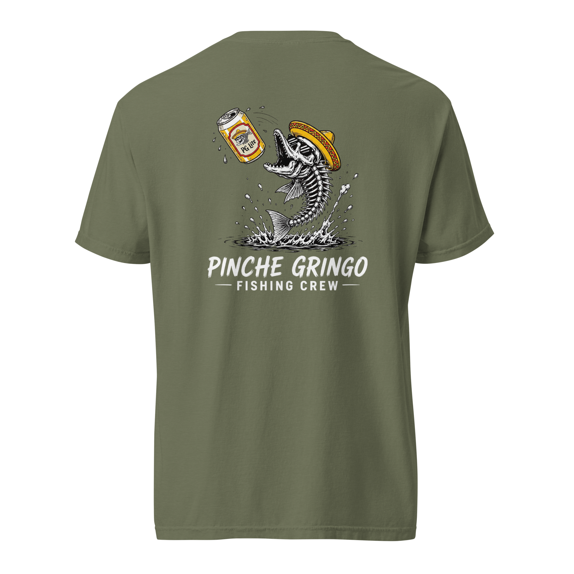 Pinche Gringo Fishing Crew Cold One Catch Shirt