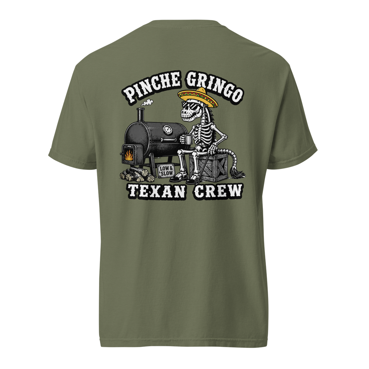 Pinche Gringo Texan Crew Low & Slow Shirt