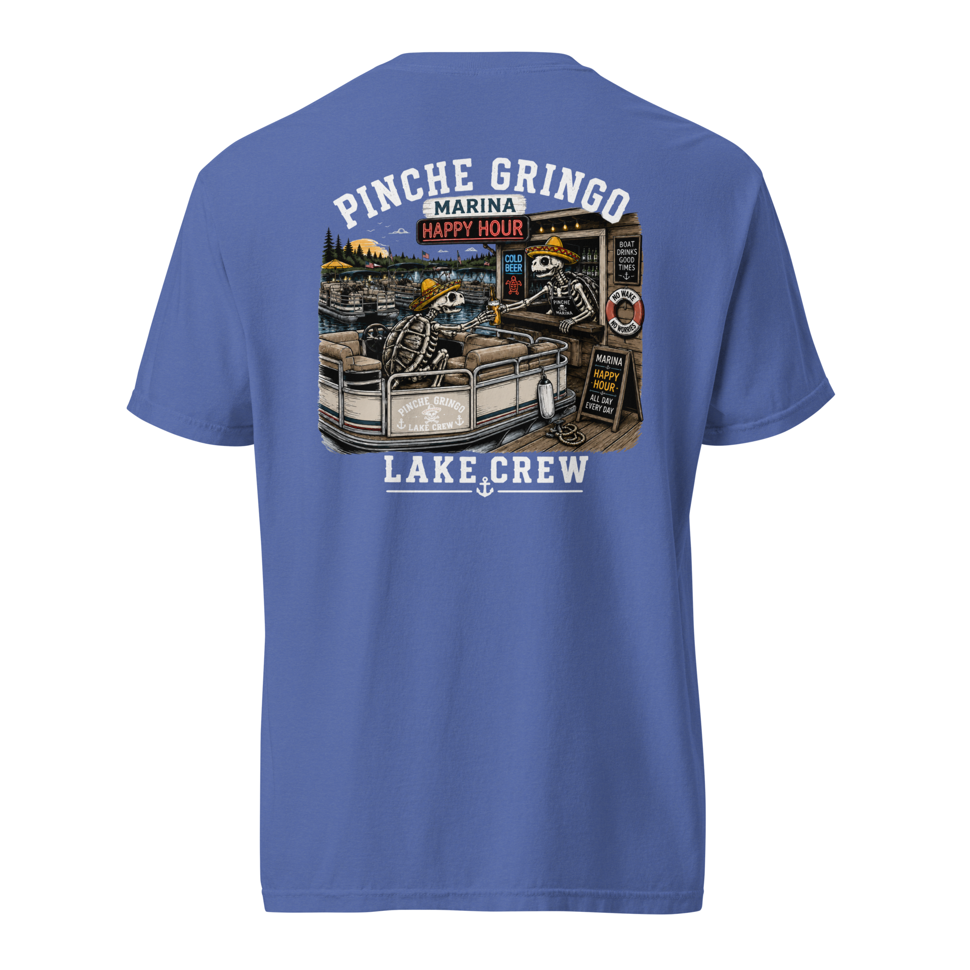 Pinche Gringo Lake Crew Happy Hour Shirt