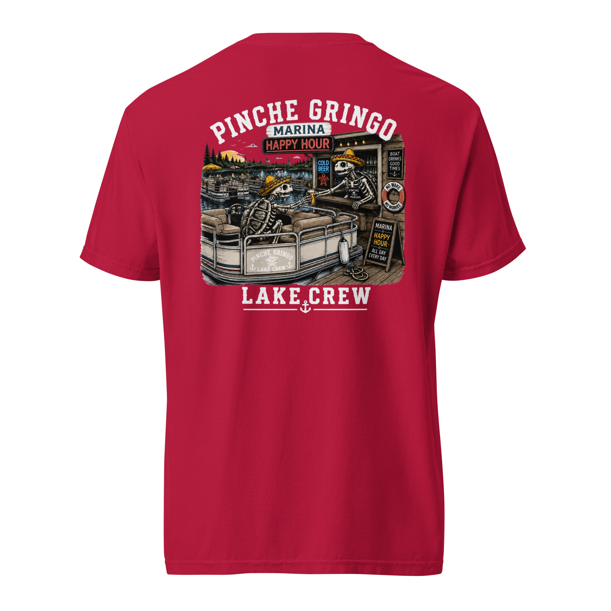 Pinche Gringo Lake Crew Happy Hour Shirt
