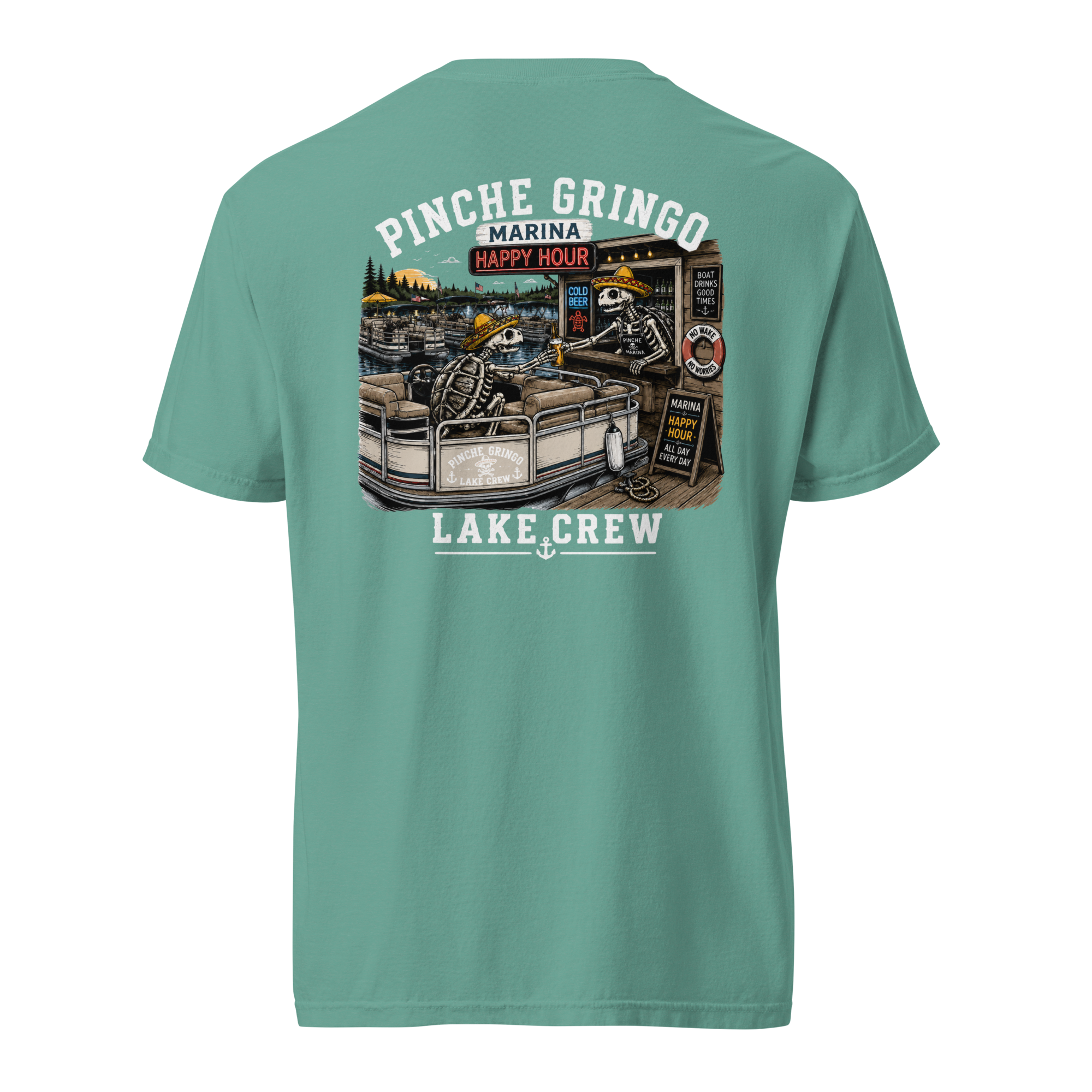 Pinche Gringo Lake Crew Happy Hour Shirt