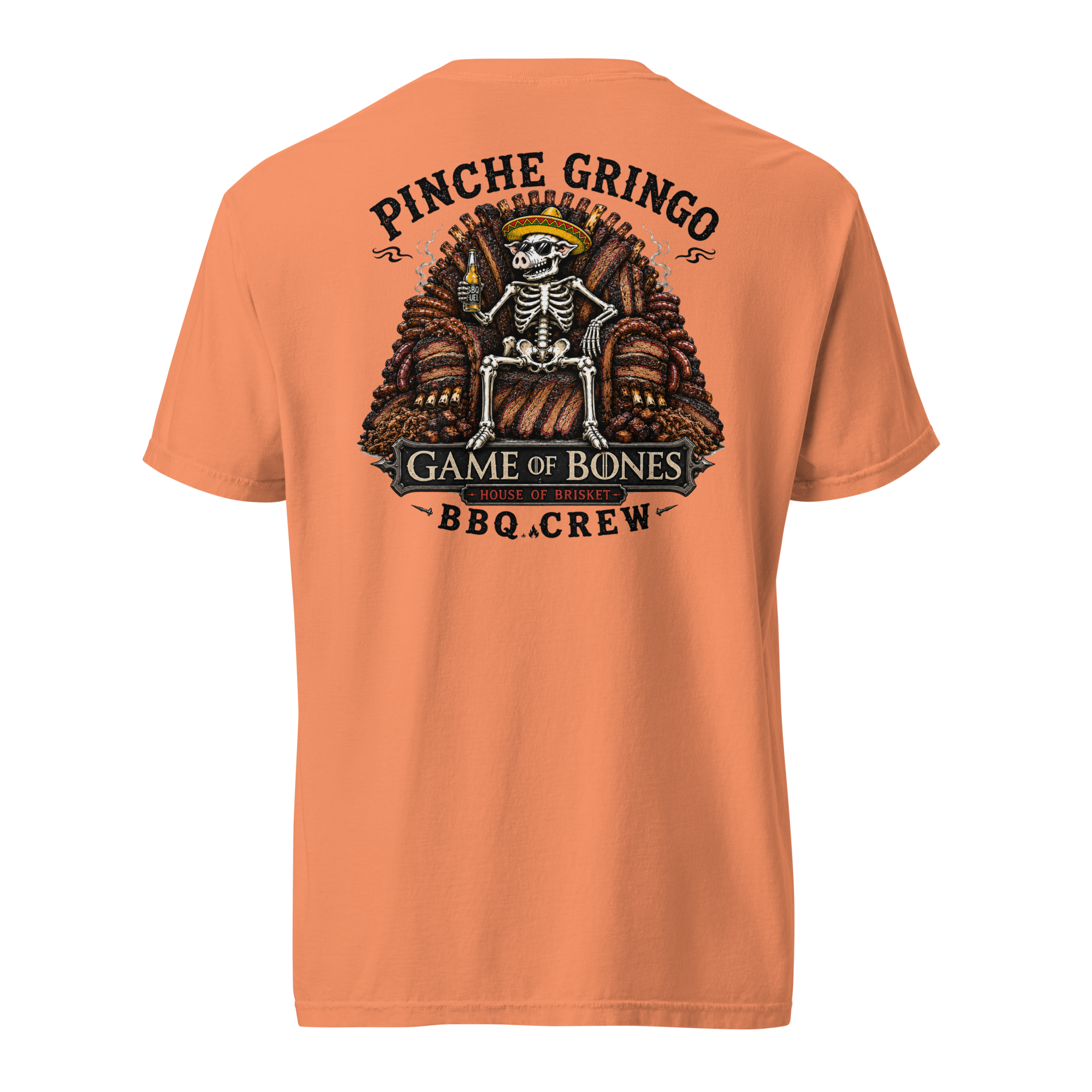 Pinche Gringo BBQ Crew Game Of Bones Shirt