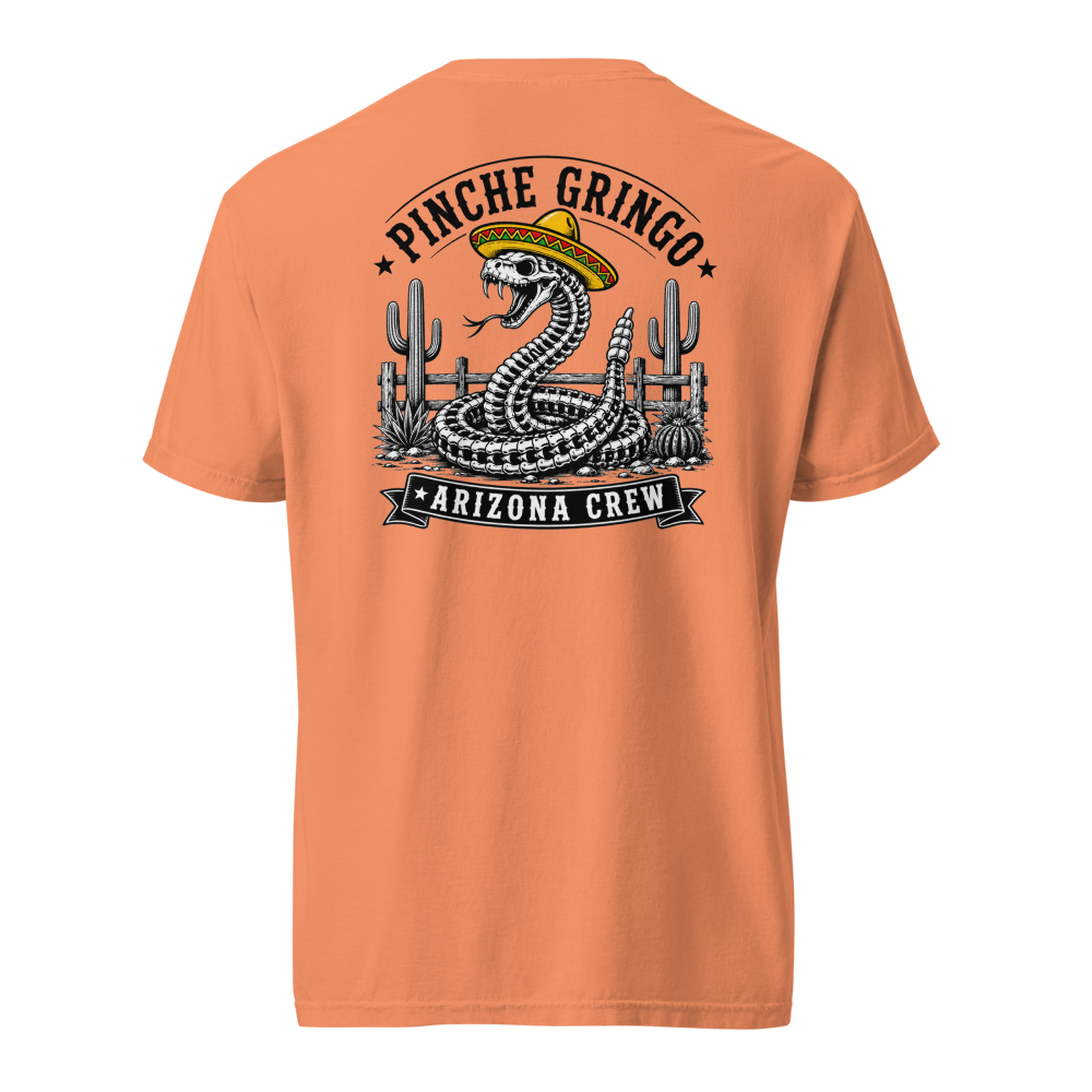 Pinche Gringo Arizona Crew Skeleton Snake Shirt