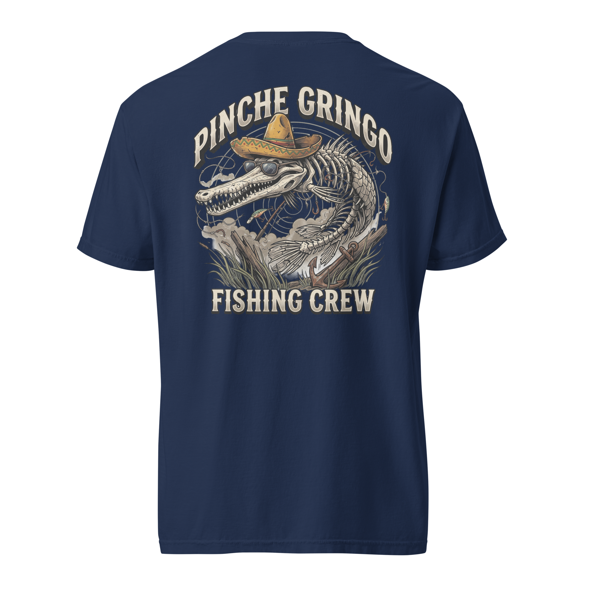 Pinche Gringo Fishing Crew MudSwimmer Shirt