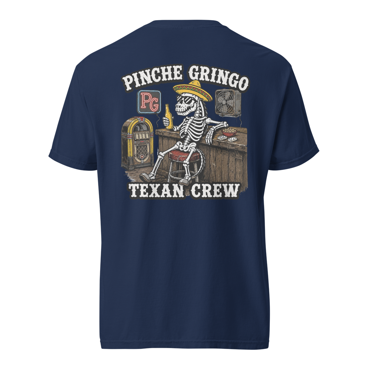Pinche Gringo Texan Crew Bar Shirt