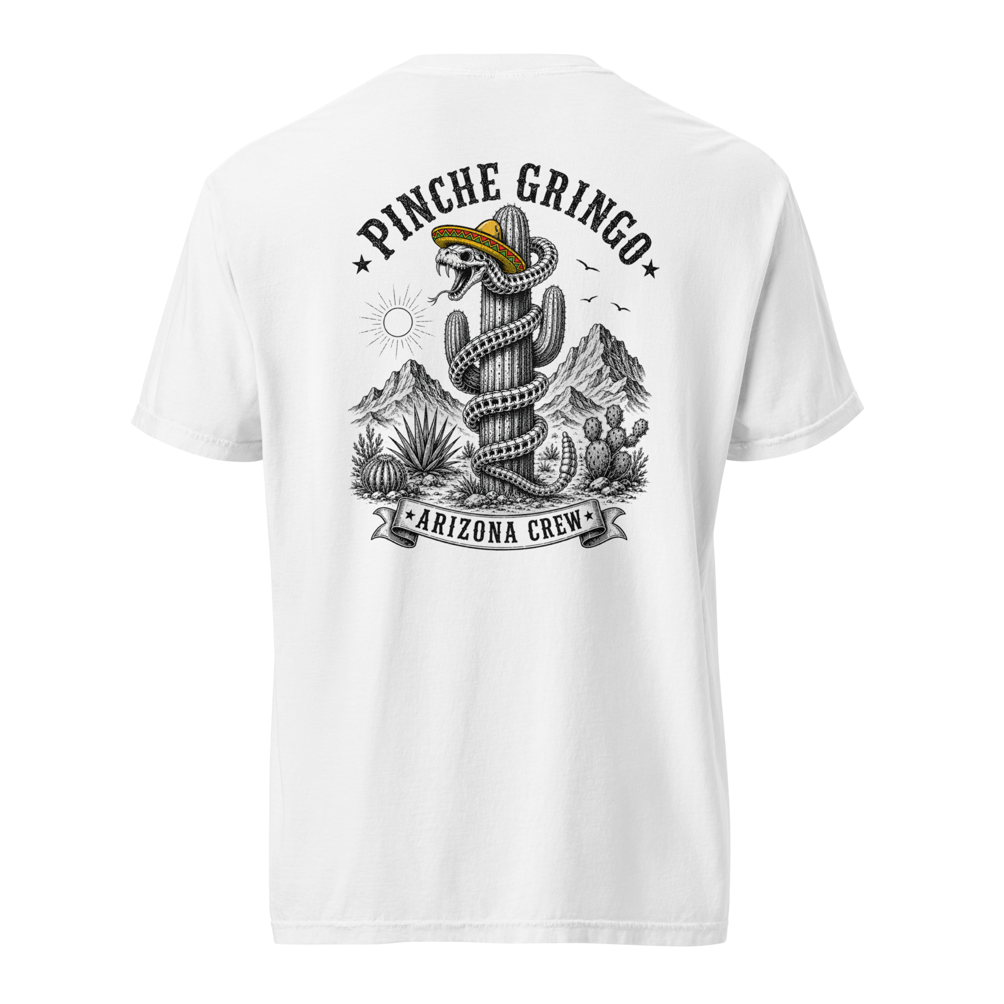 Pinche Gringo Arizona Crew Cactus Shirt