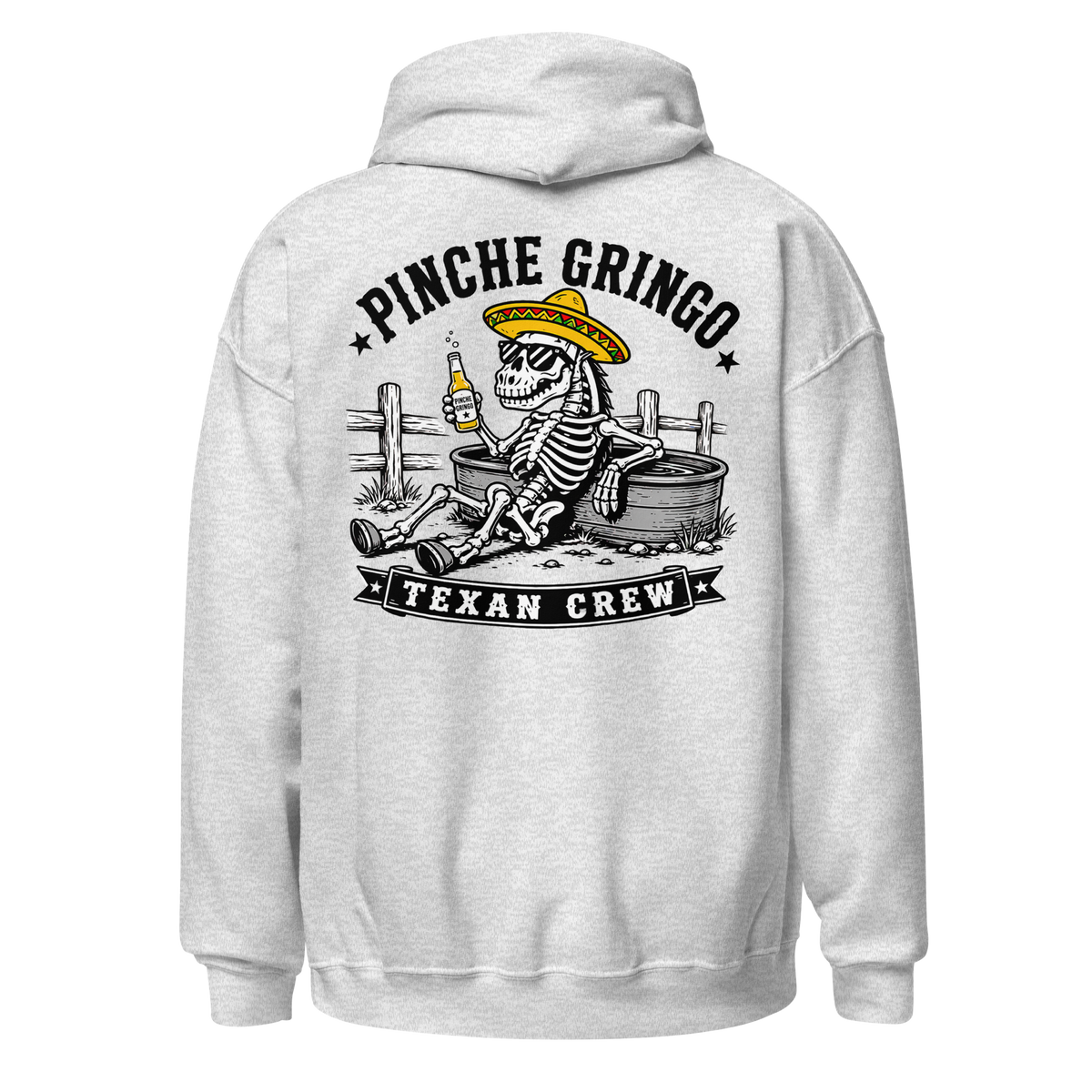 Pinche Gringo Texan Crew Hoodie