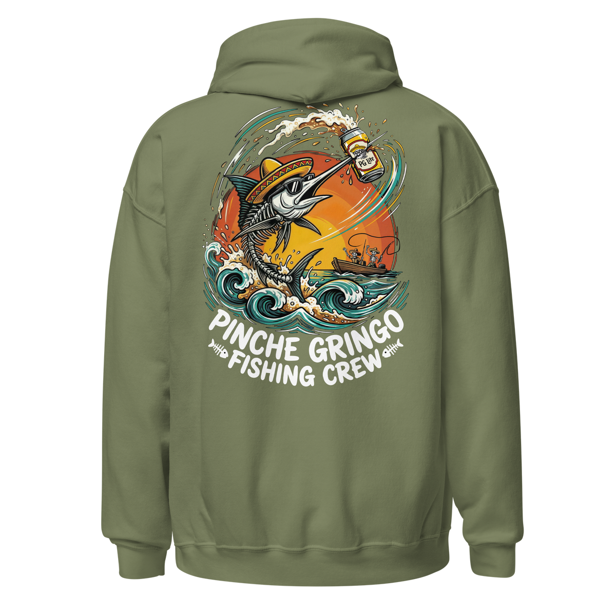 Pinche Gringo Drunk Marlin Hoodie