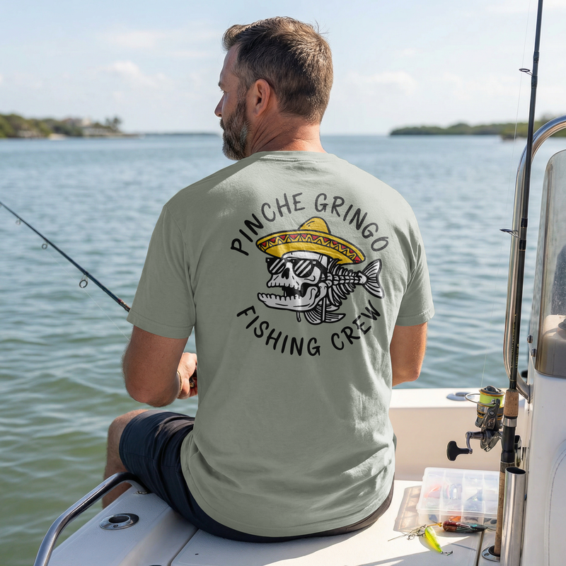 Official Pinche Gringo Fishing Crew Shirt - Pinche Gringo